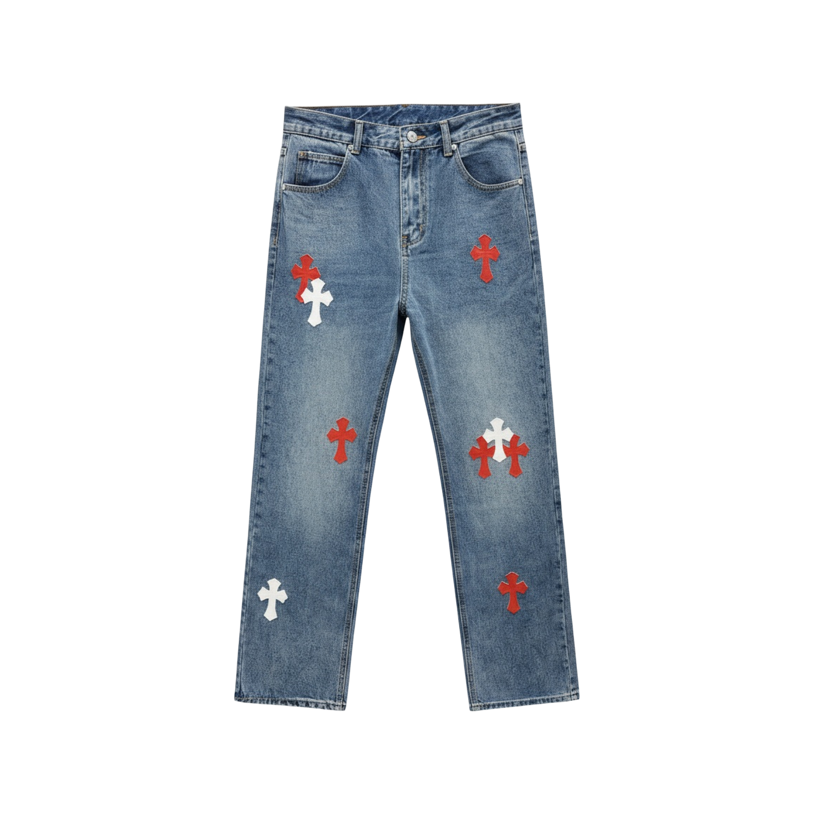 CROSS PATCH CHENGDU JEANS « RED WHITE »