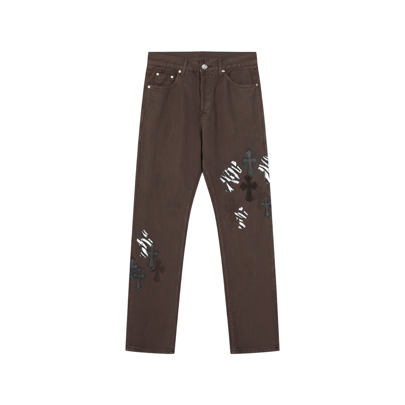 CROSS PATCH JEANS « BROWN »