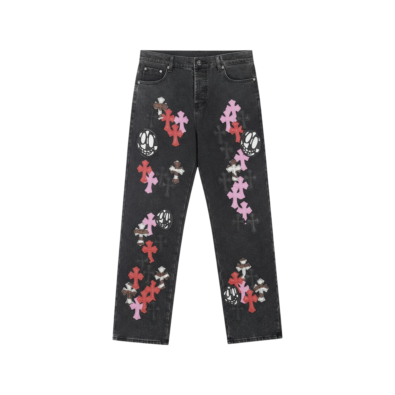 CROSS PATCH JEANS « PINK RED »