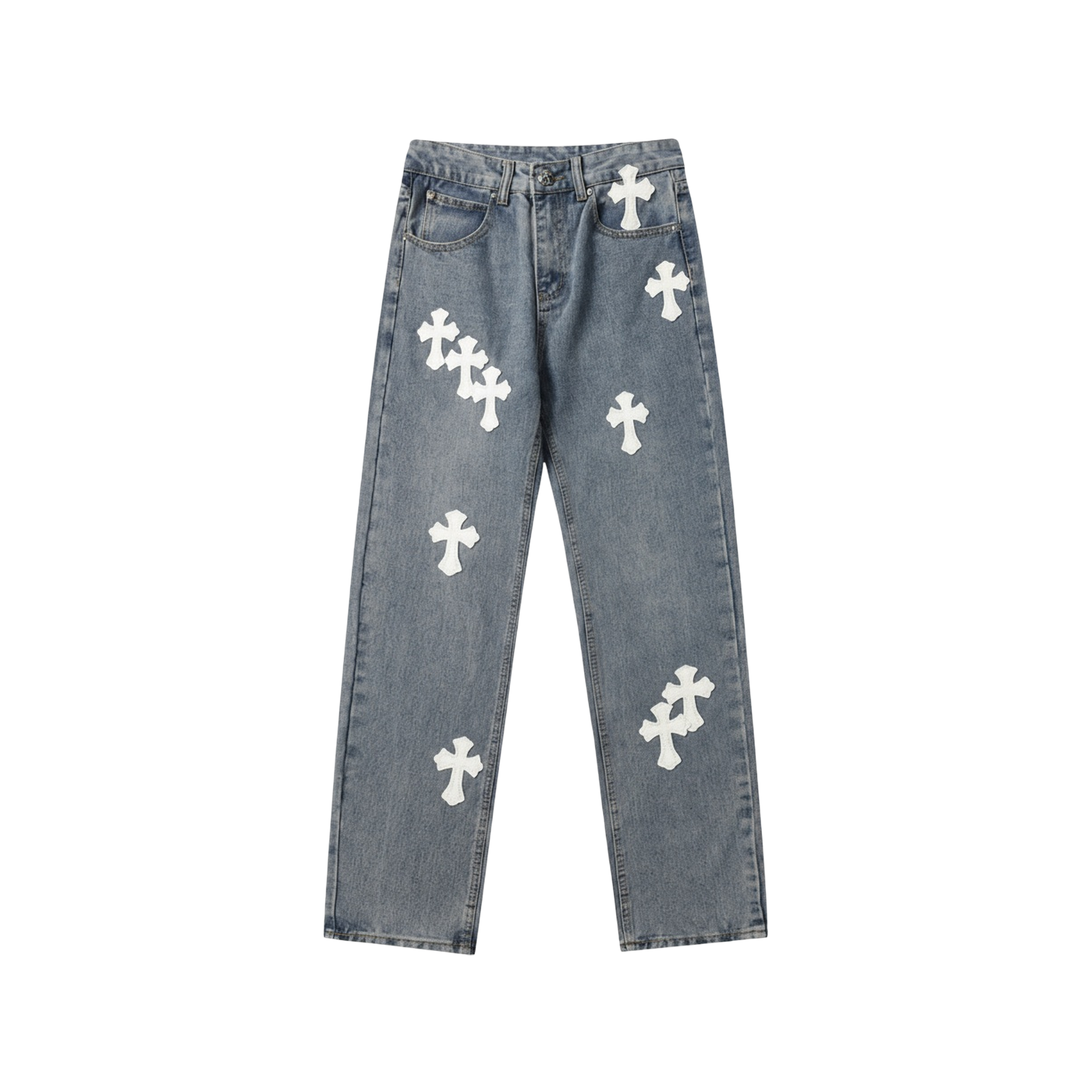 CROSS PATCH JEANS « WHITE »