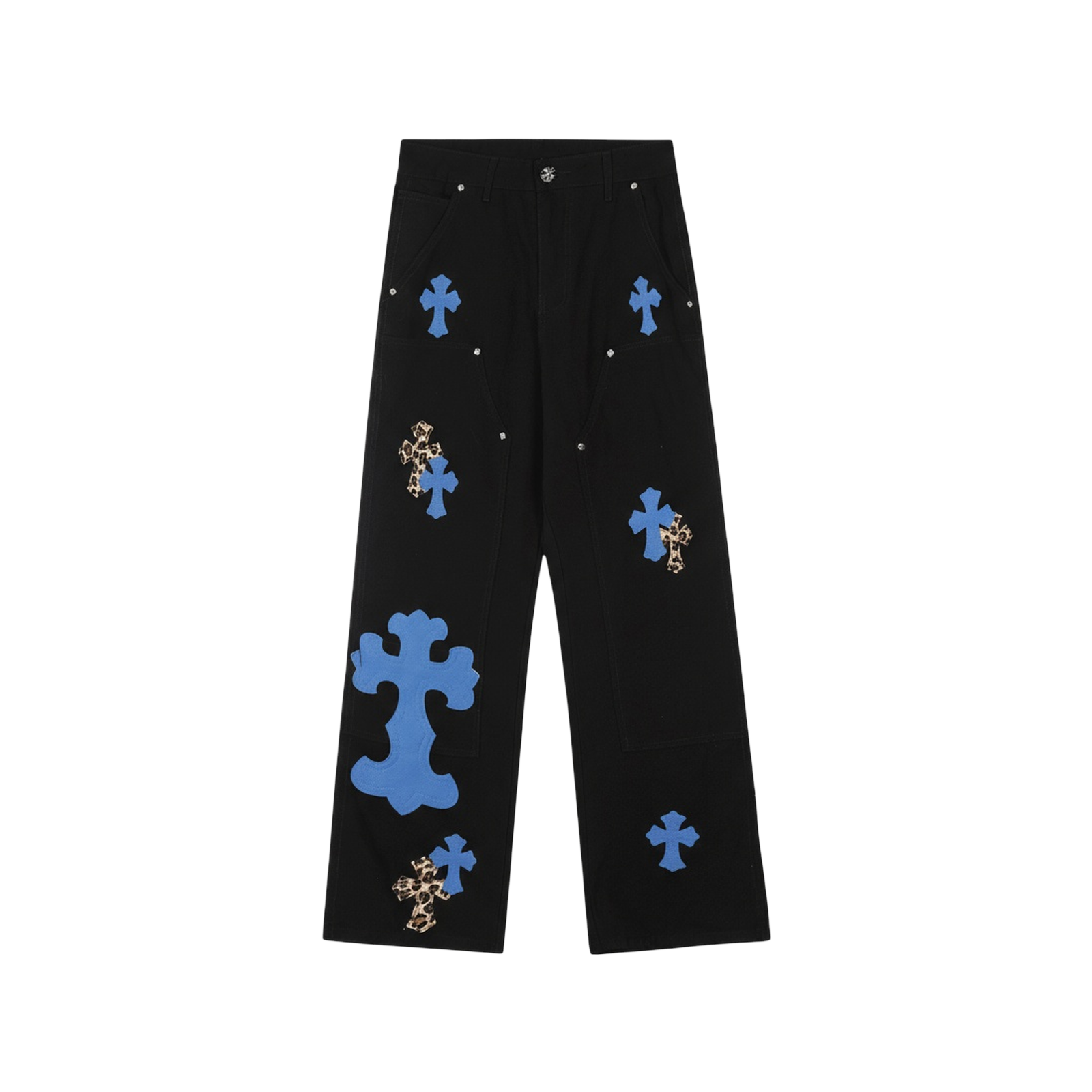 CROSS PATCH JEANS « BLUE LEOPARD »