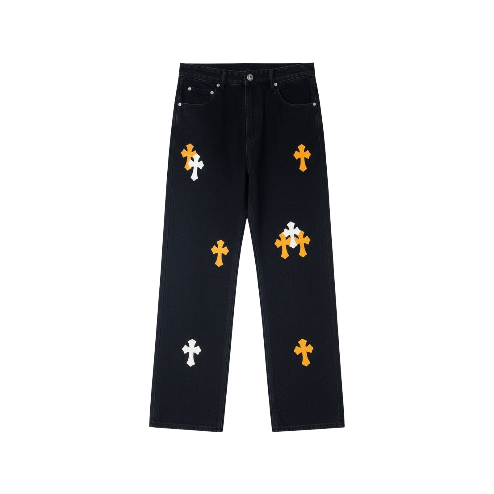 CROSS PATCH CHENGDU JEANS « ORANGE WHITE »