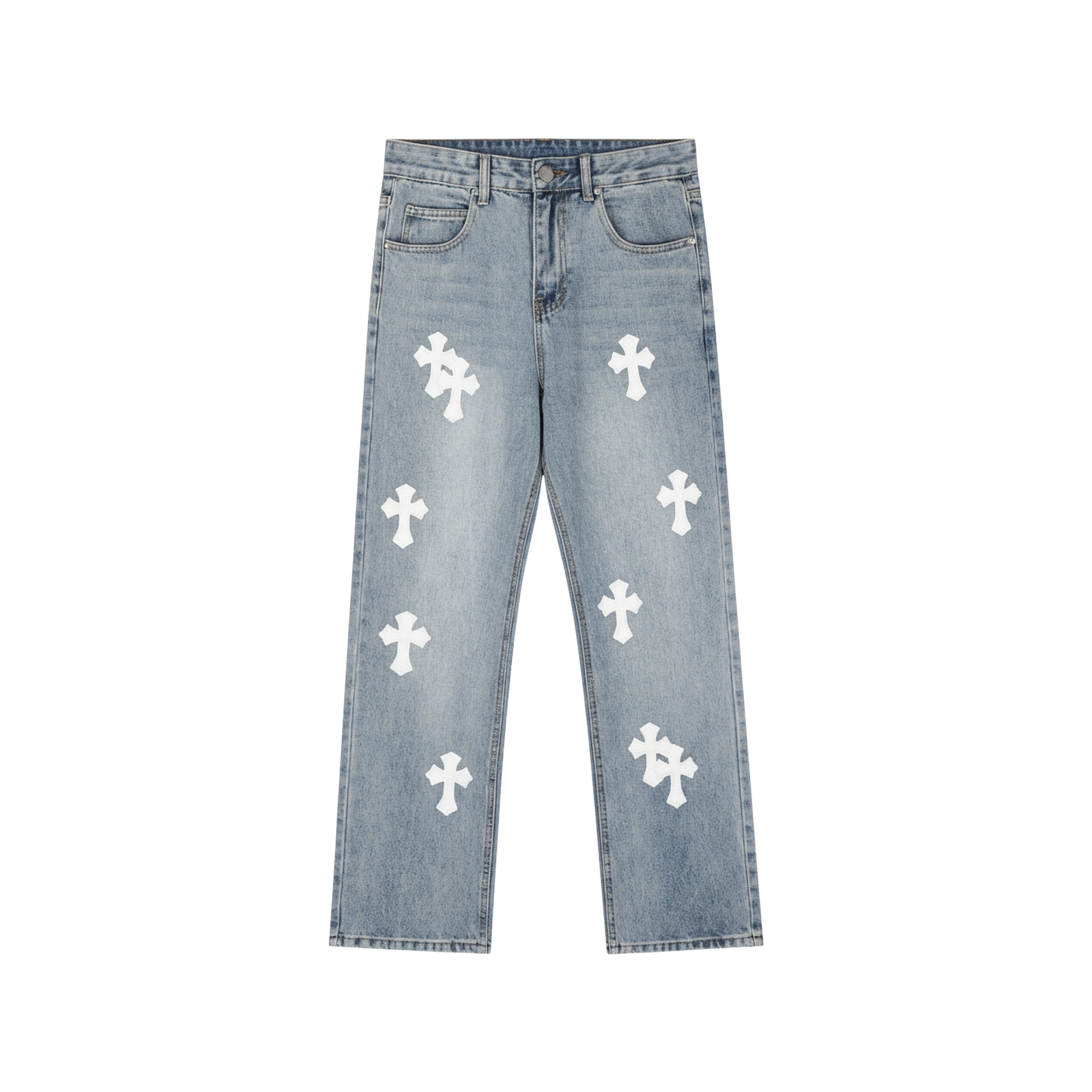 CROSS PATCH JEANS « WHITE »