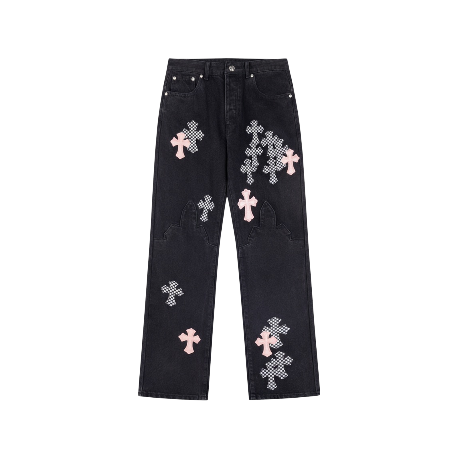 CROSS PATCH JEANS « BLACK PINK »