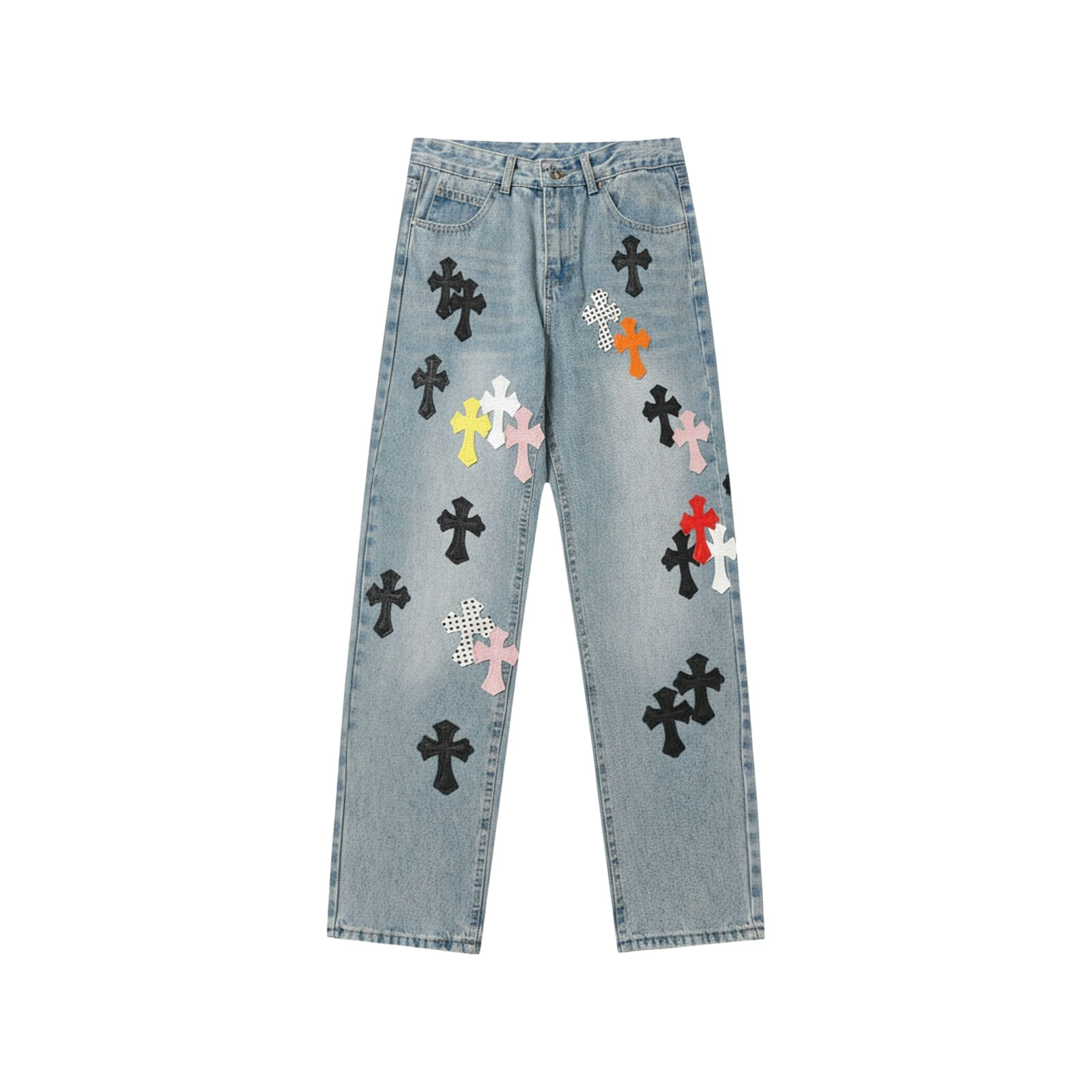 CROSS PATCH JEANS « MULTI »