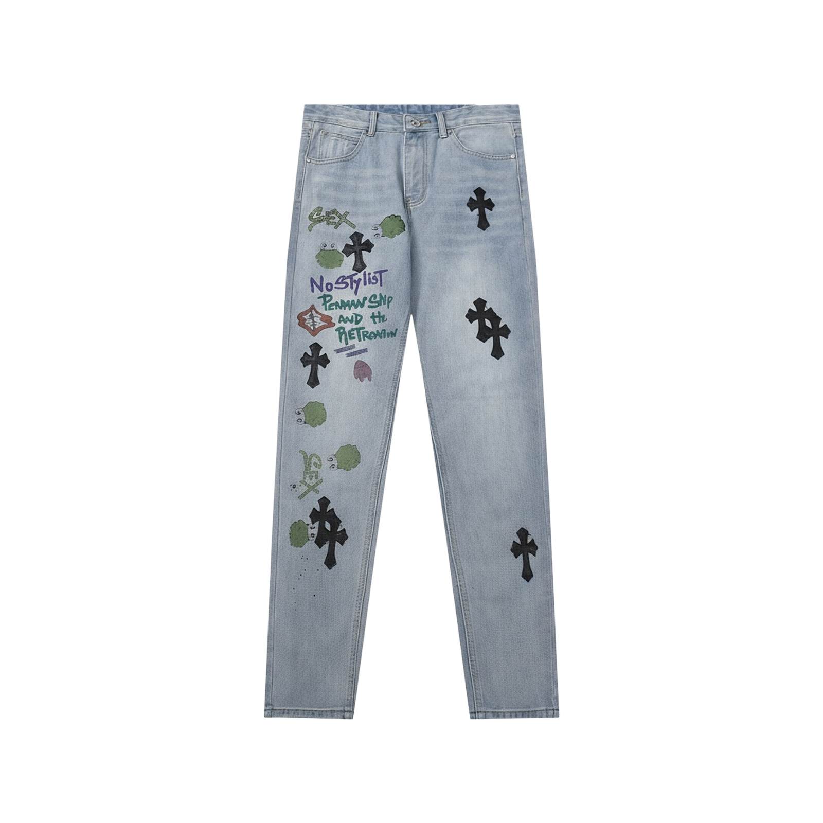 CROSS PATCH JEANS « BLACK »