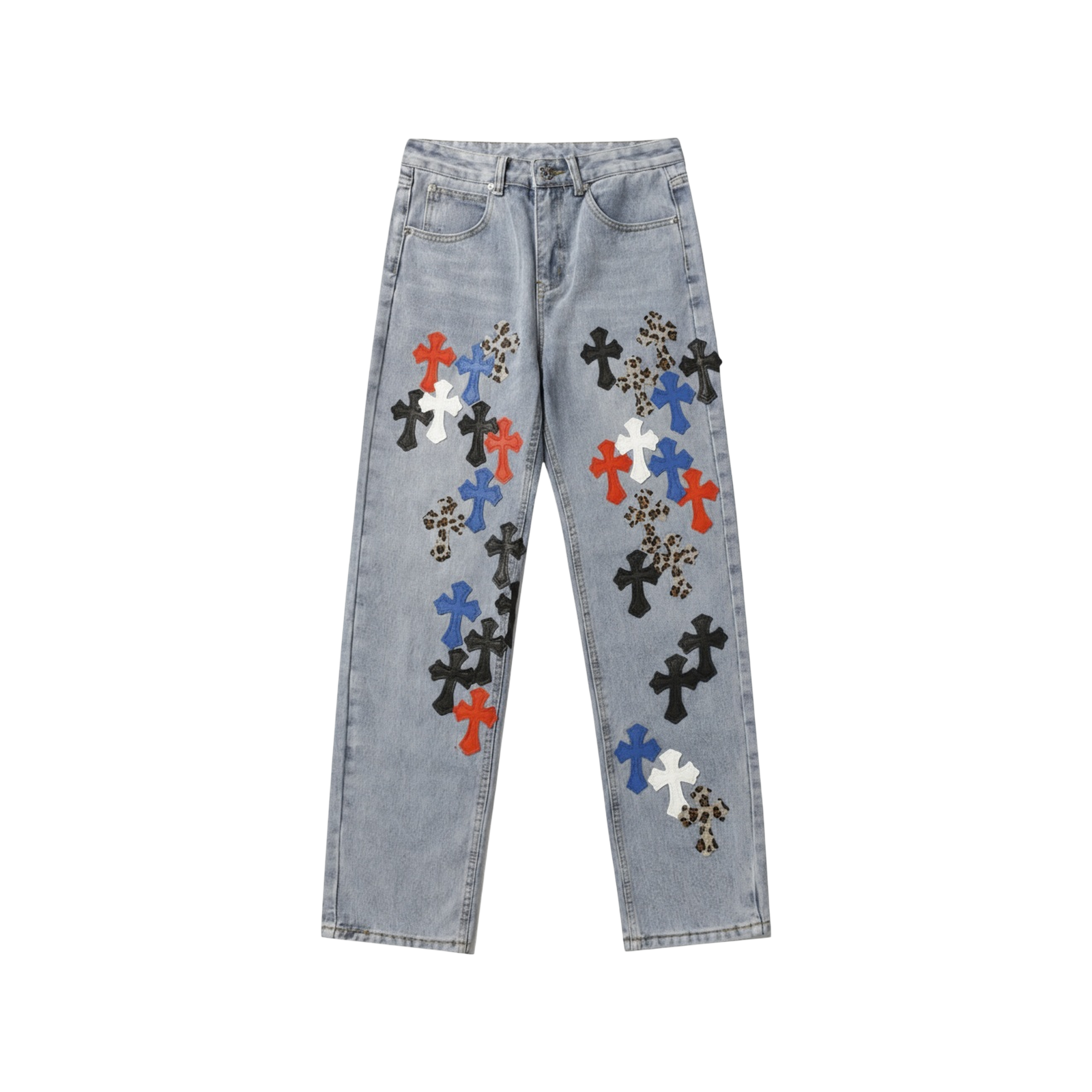 CROSS PATCH JEANS « MULTI »