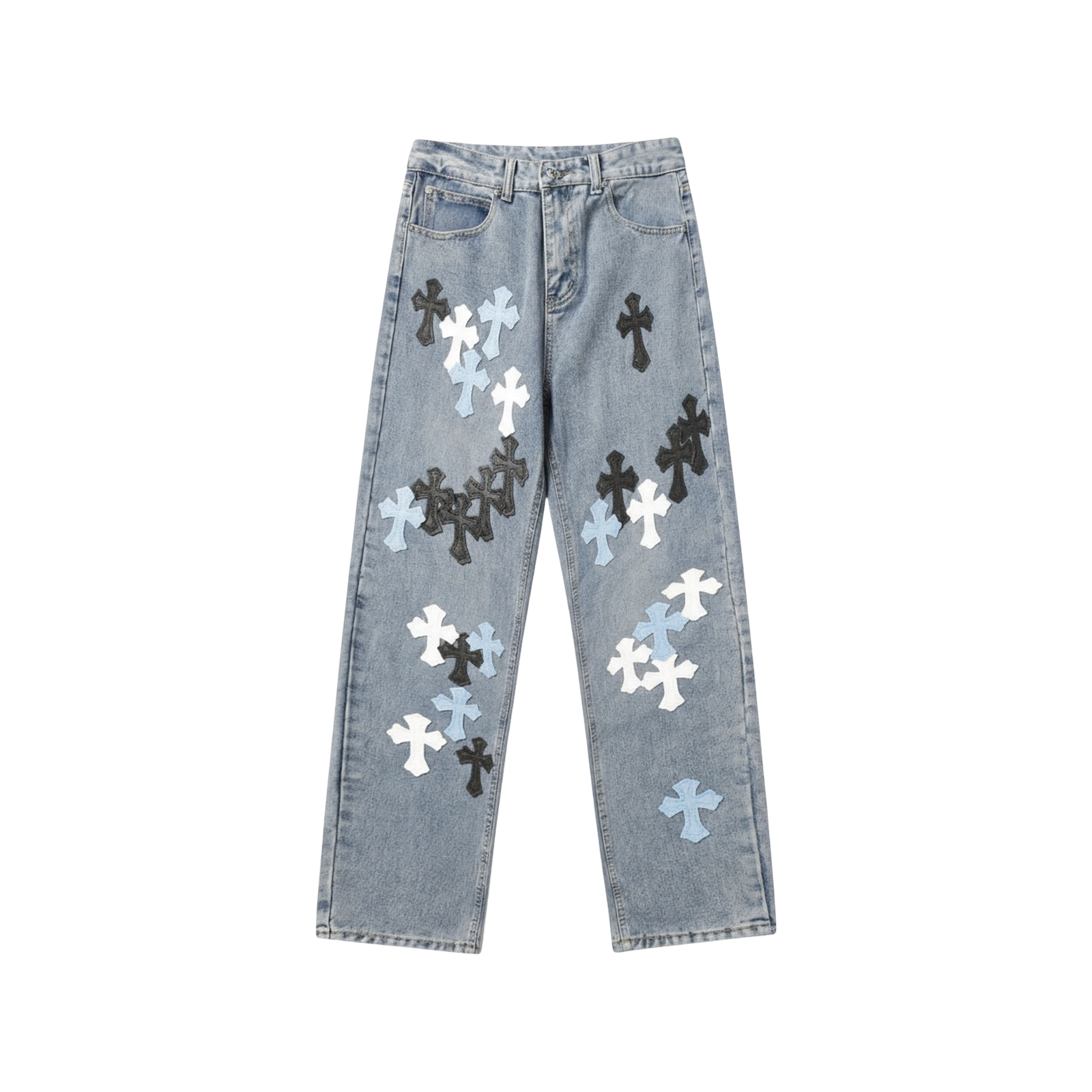 CROSS PATCH JEANS « BLACK LIGHT BLUE »