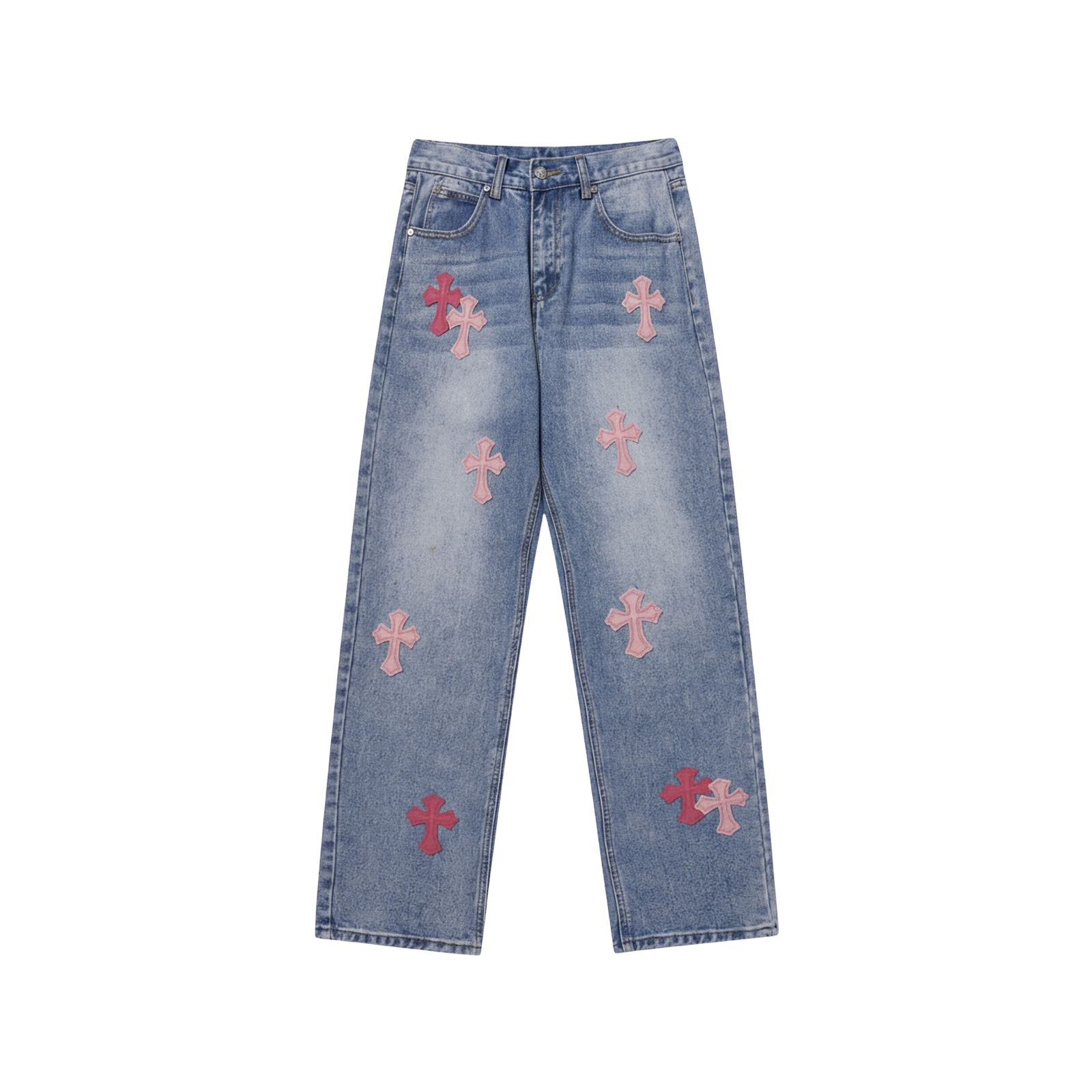 CROSS PATCH JEANS « PINK »
