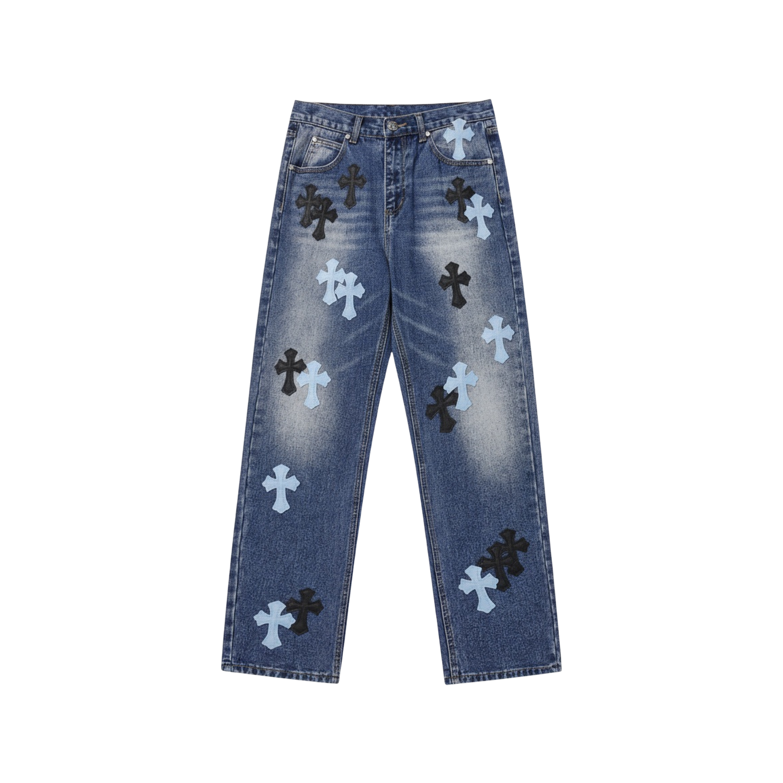 CROSS PATCH JEANS « BLACK BLUE »