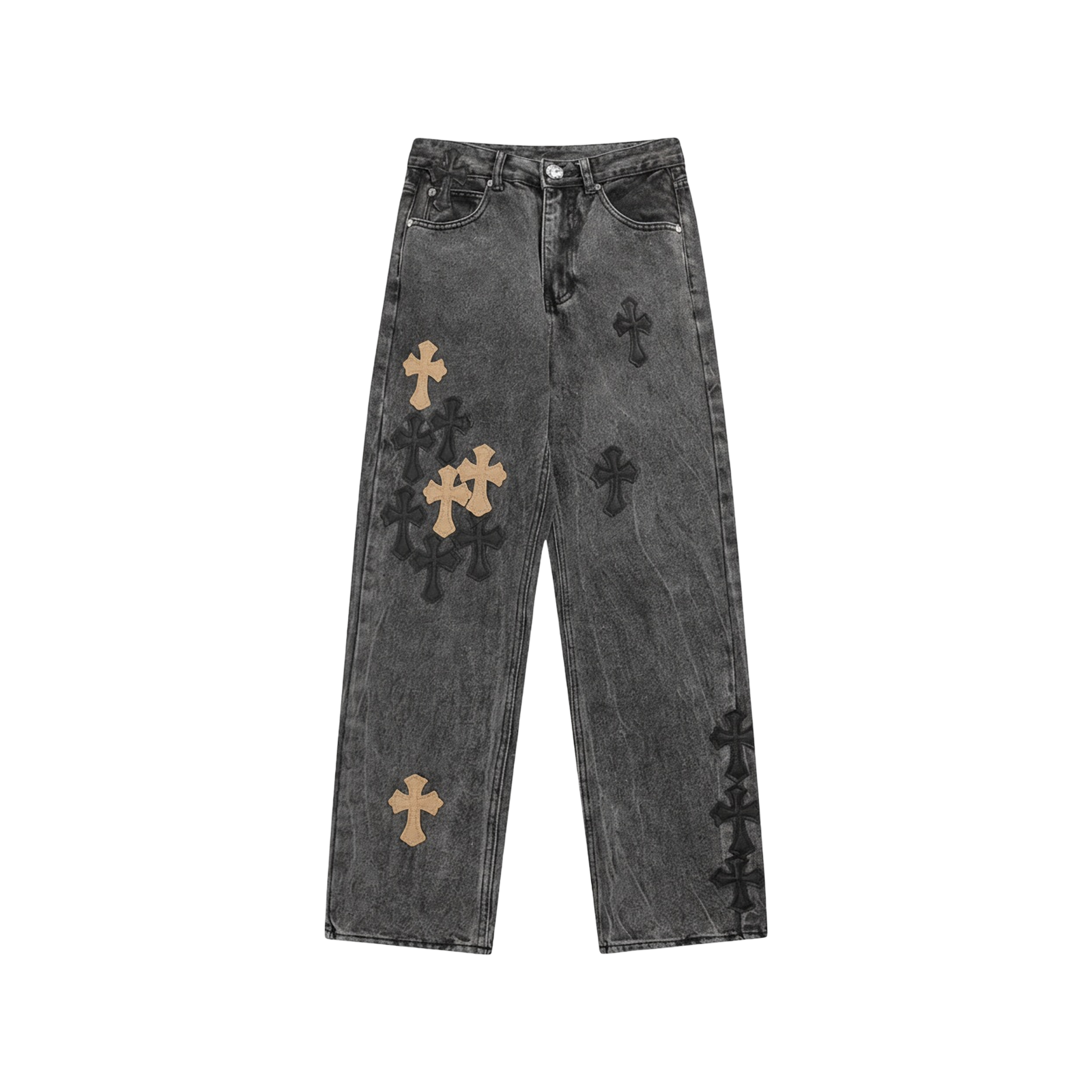 CROSS PATCH JEANS « GREY BROWN »