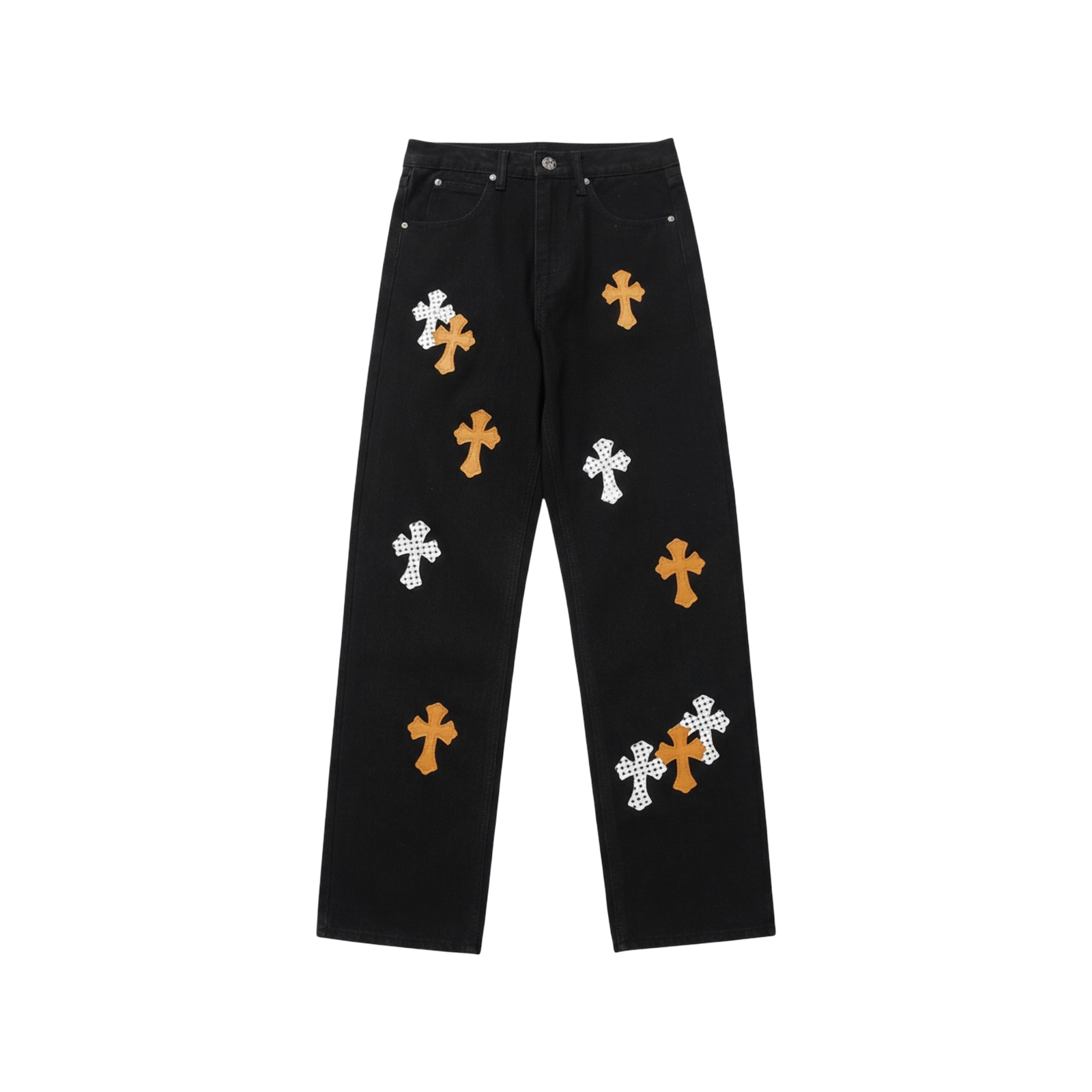 CROSS PATCH JEANS « ORANGE »