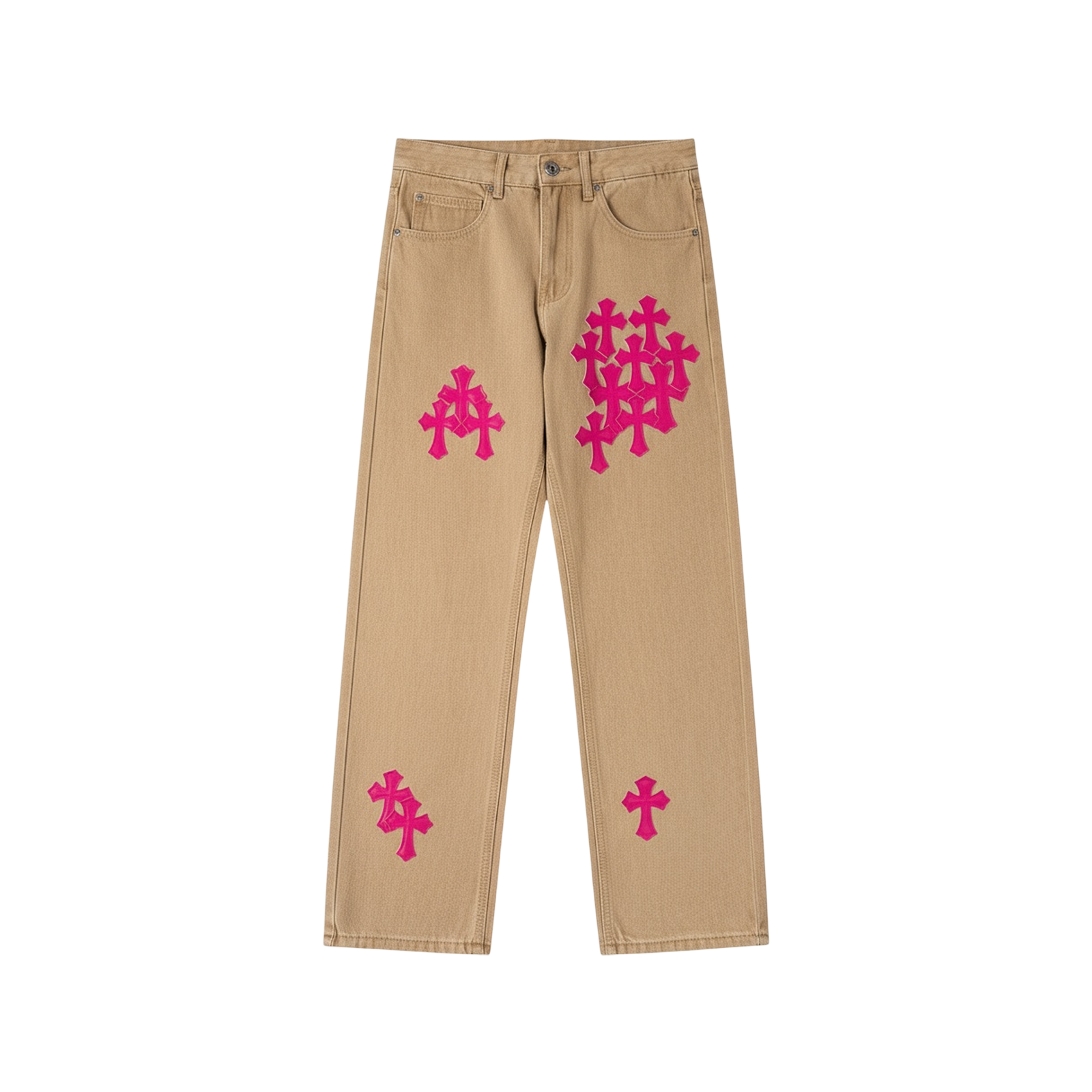 CROSS PATCH JEANS « PINK »