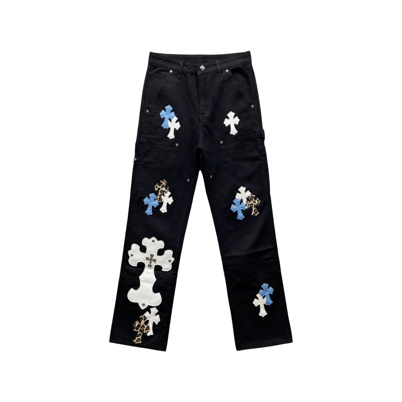 CROSS PATCH JEANS « BLUE LEOPARD »