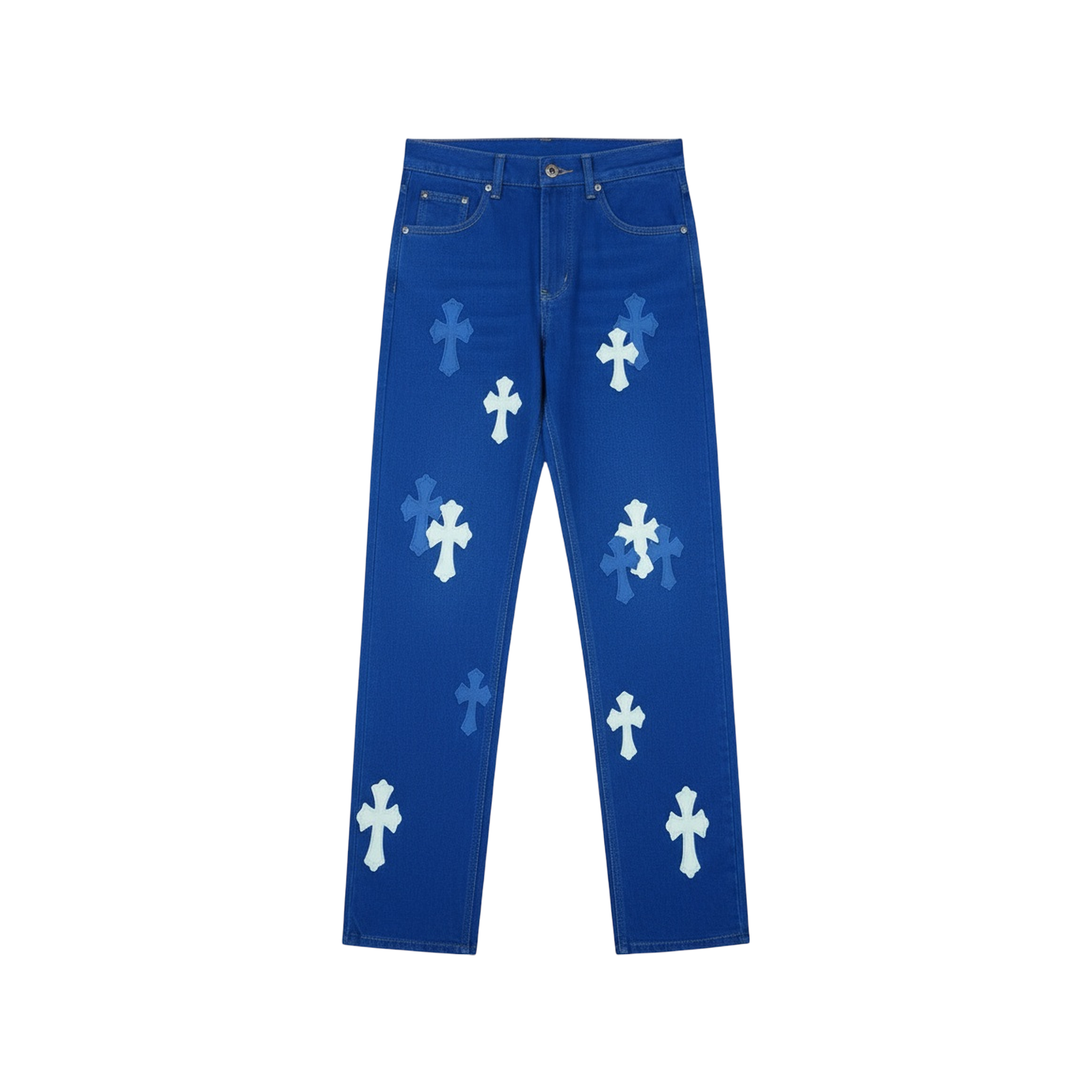 CROSS PATCH JEANS « BLUE WHITE »