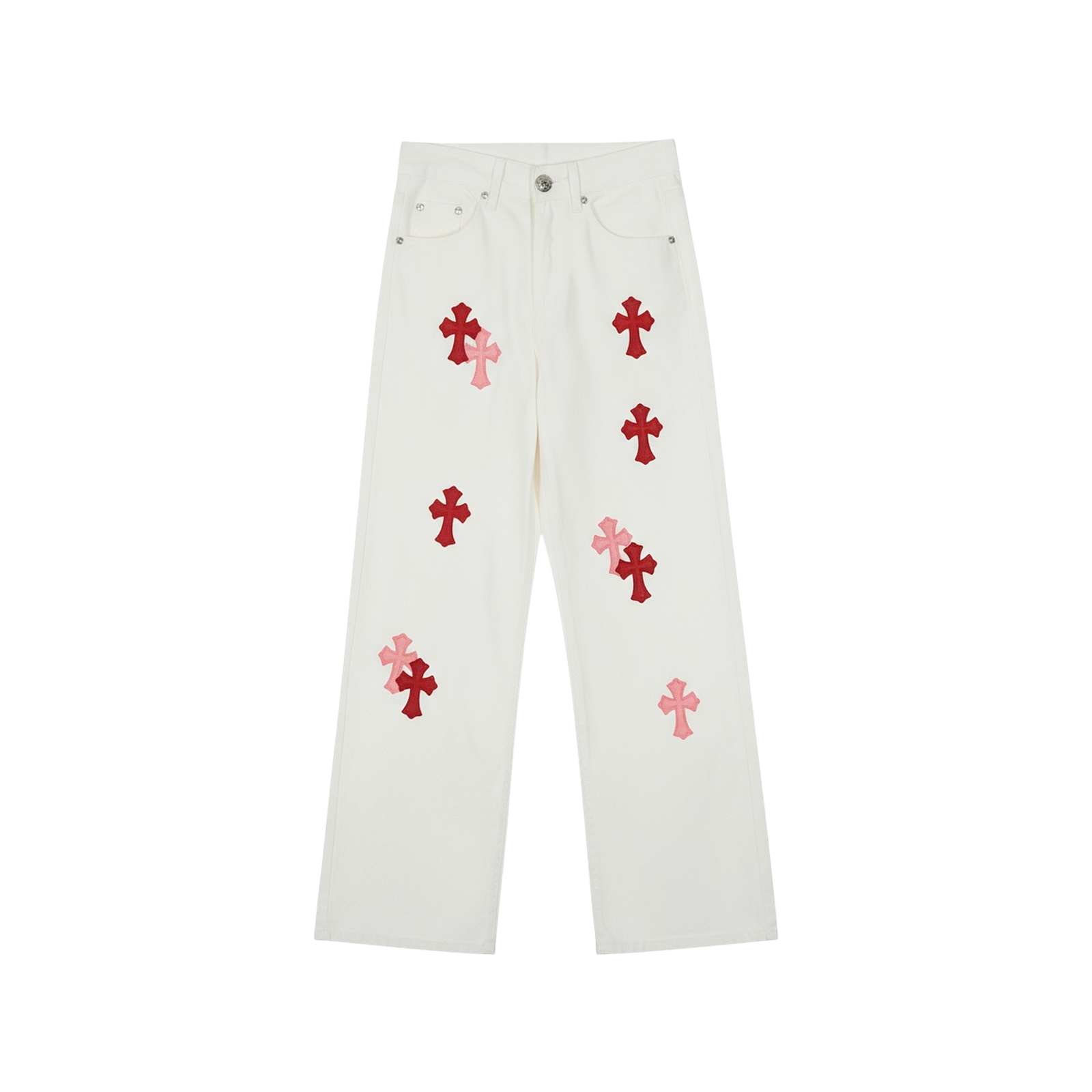 CROSS PATCH JEANS « RED PINK »