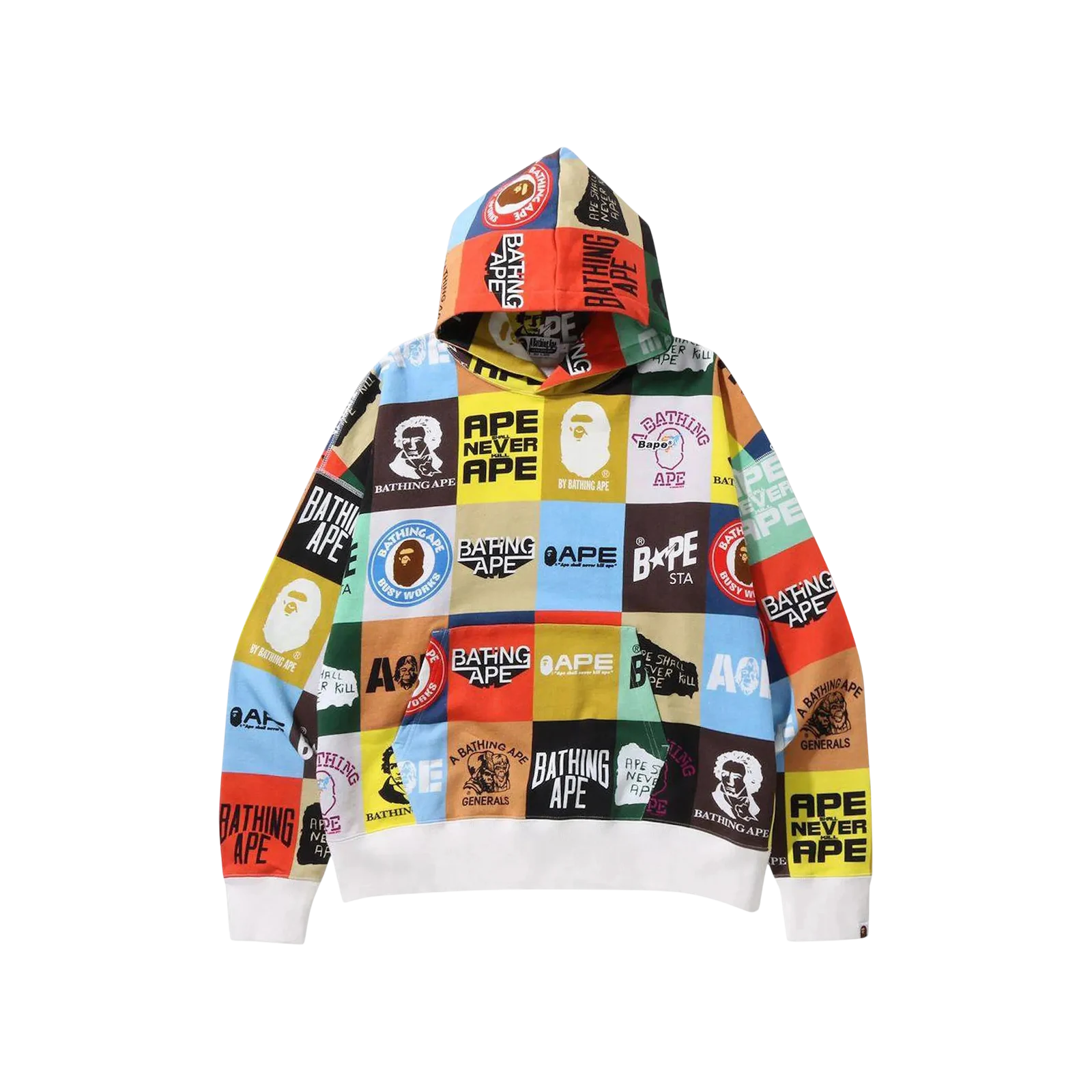 CLASSIC LOGO LOOSE FIT PULLOVER HOODIE « MULTICOLOR »