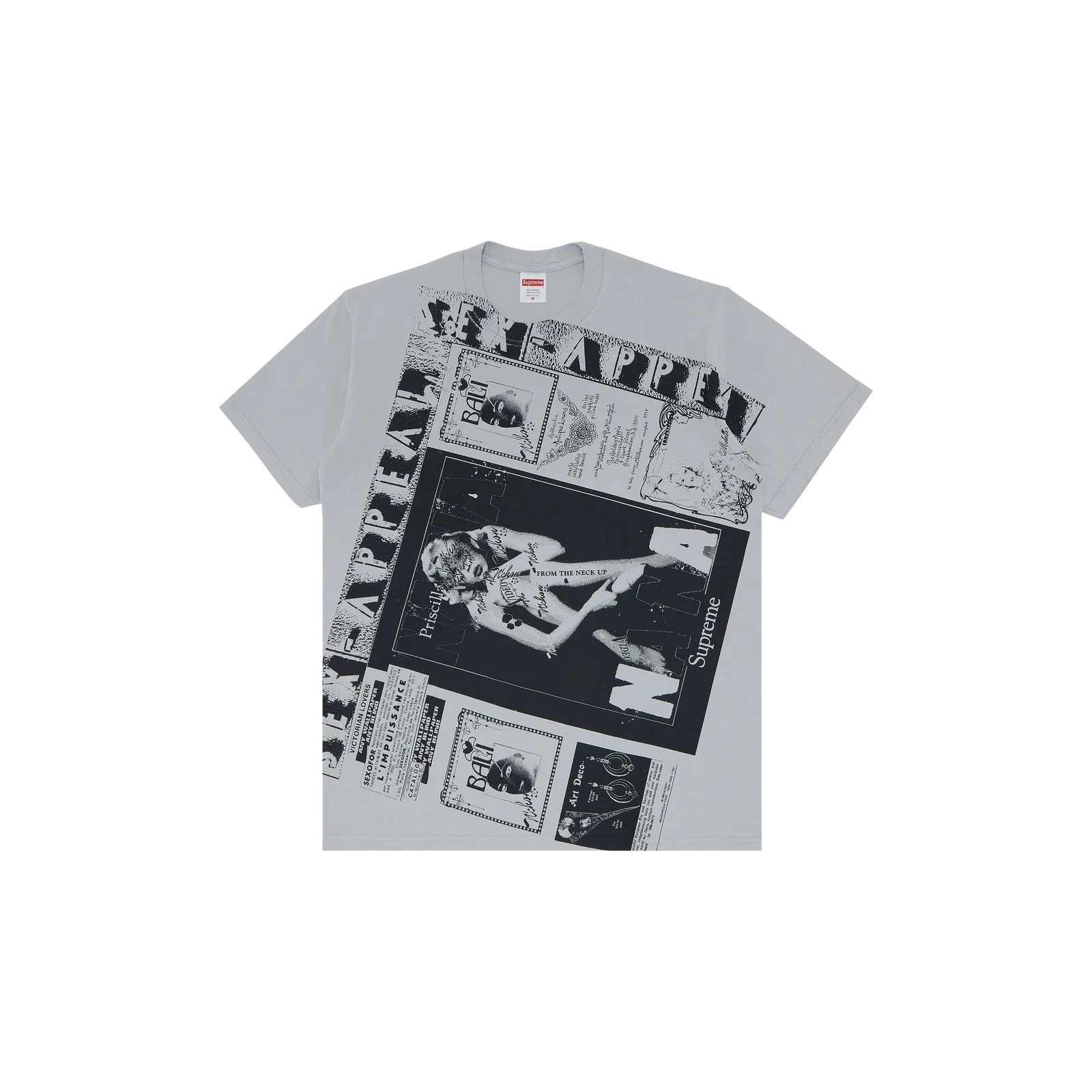 COLLAGE TEE « CEMENT GREY »