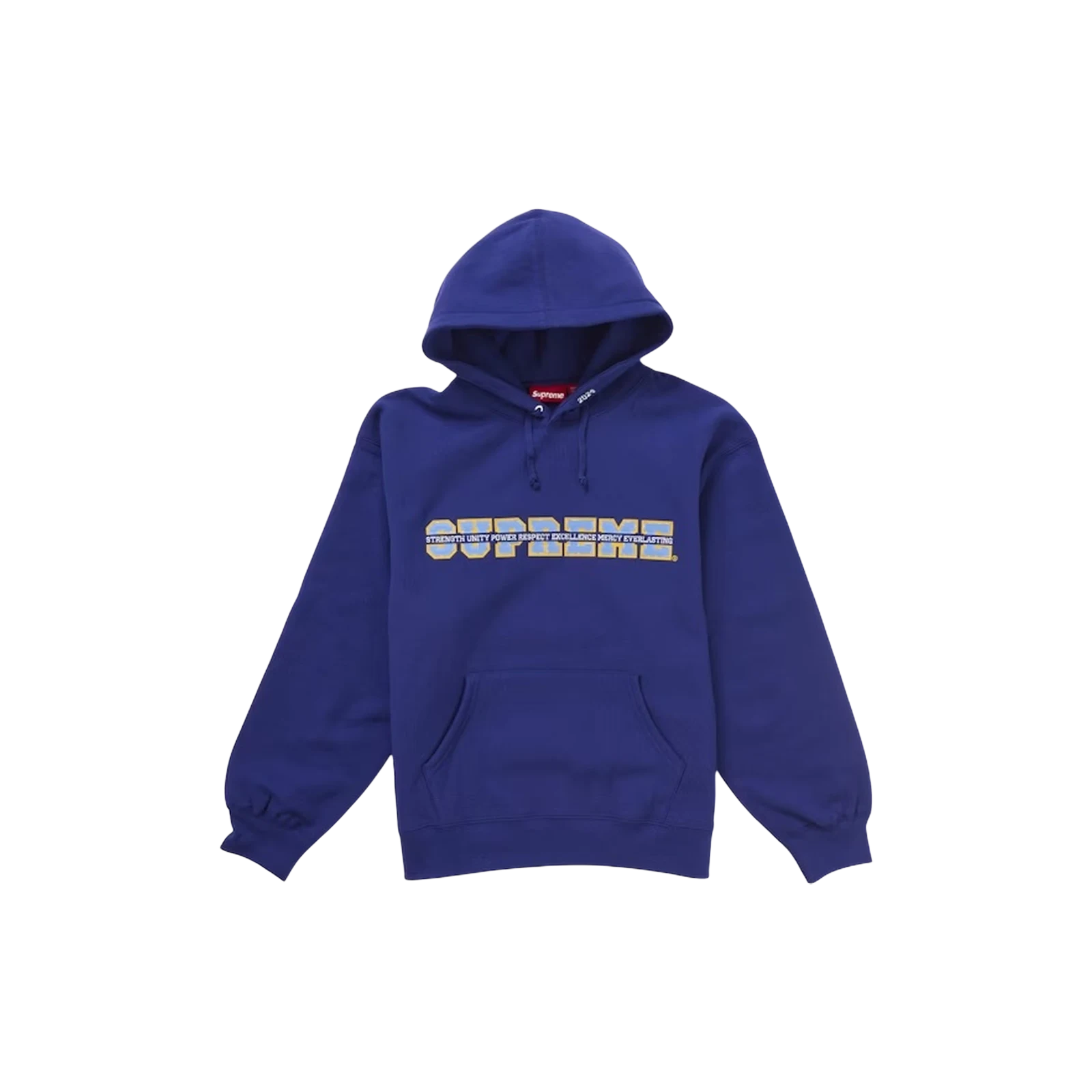 COLLEGIATE ACRONYM HOODED « BLUE »