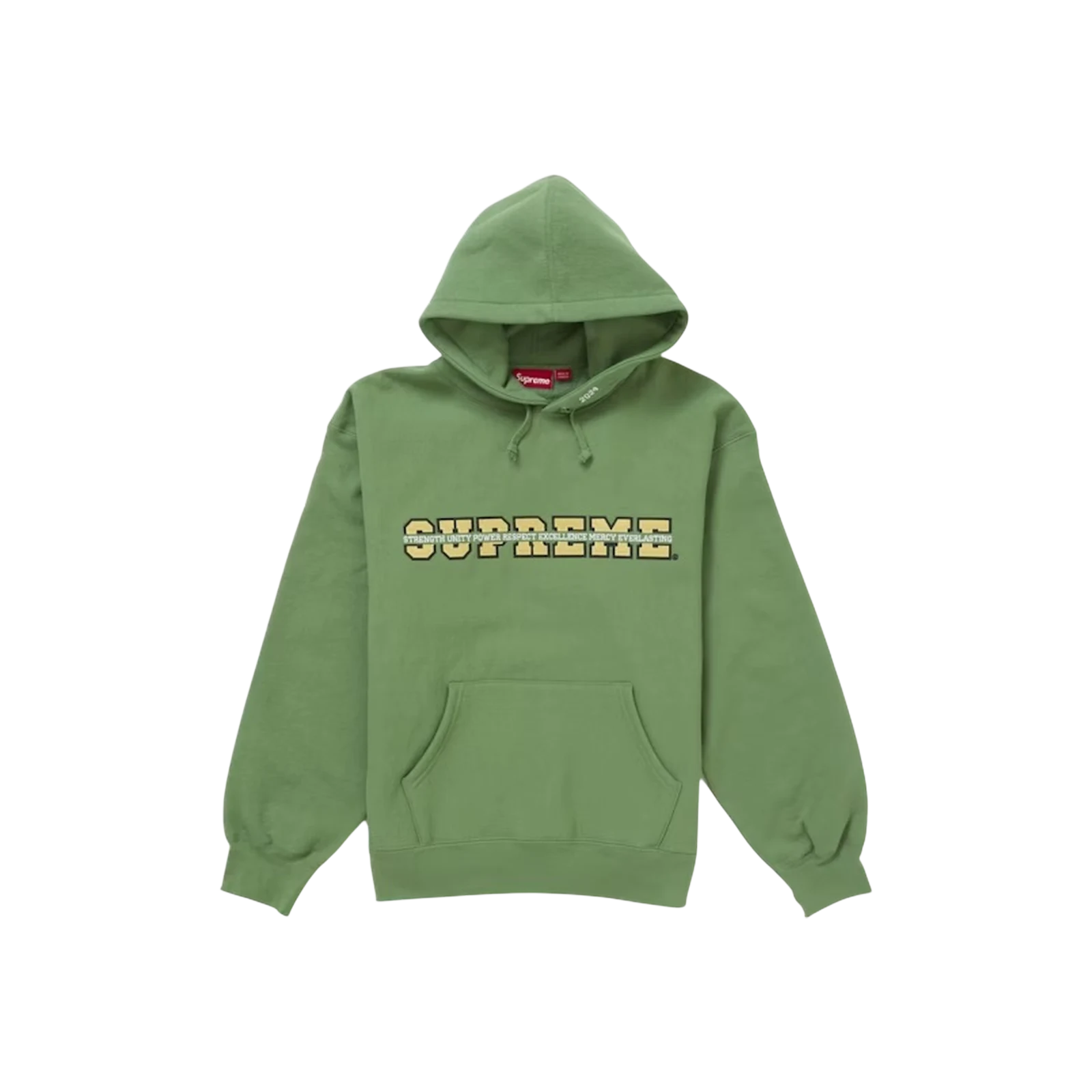COLLEGIATE ACRONYM HOODED « GREEN »