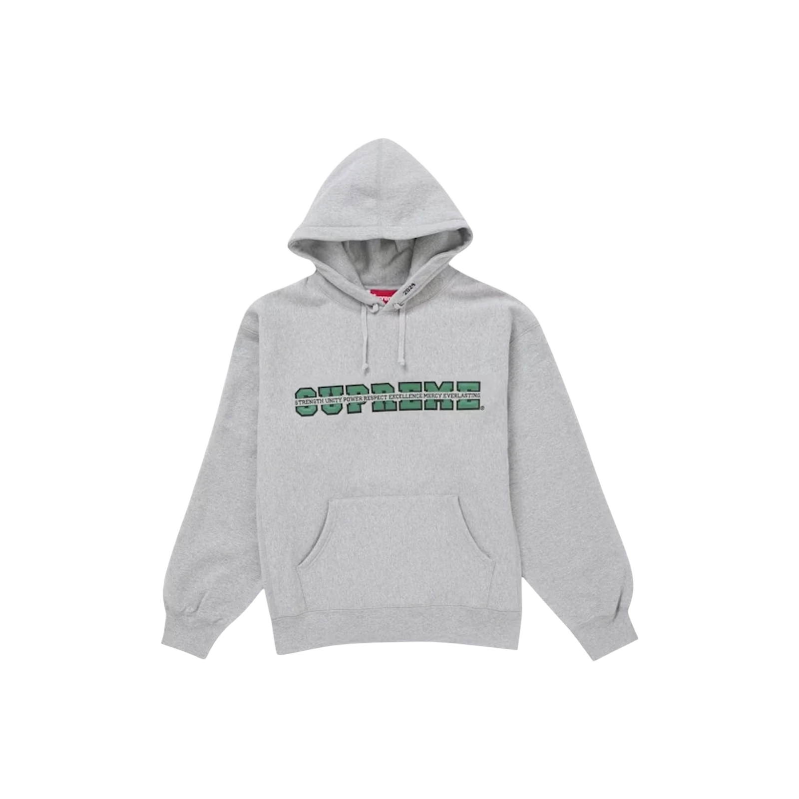 COLLEGIATE ACRONYM HOODED « GREY »