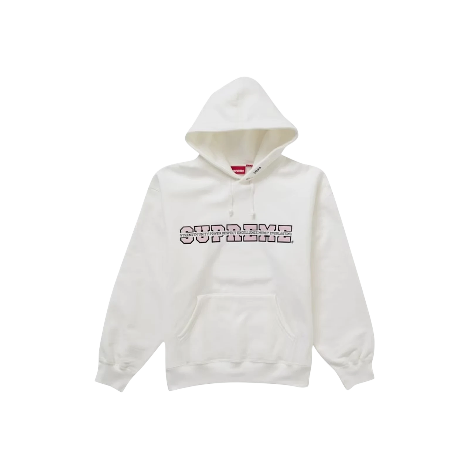 COLLEGIATE ACRONYM HOODED « WHITE »