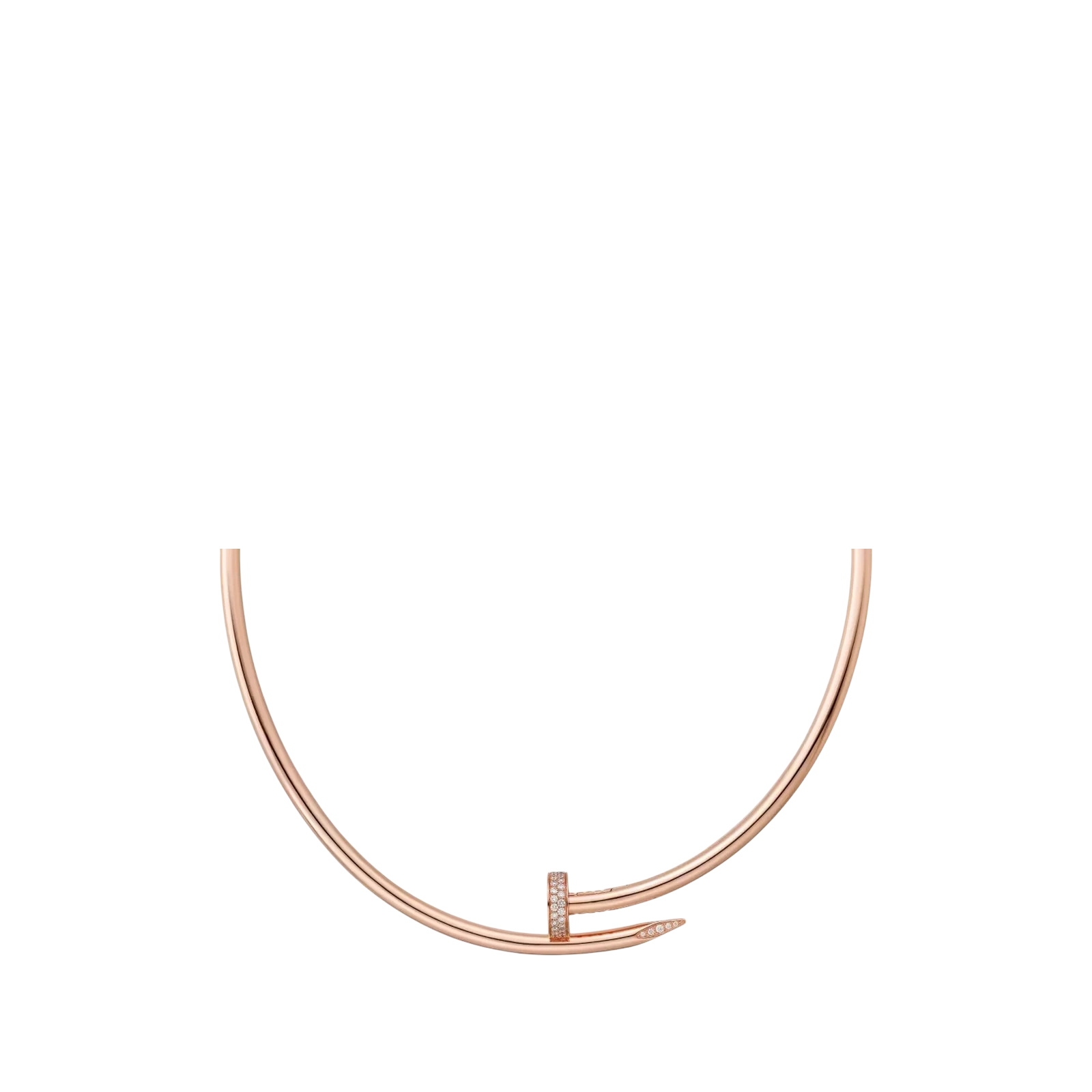 COLLIER TORQUE JUSTE UN CLOU CLASSIQUE DIAMANTS