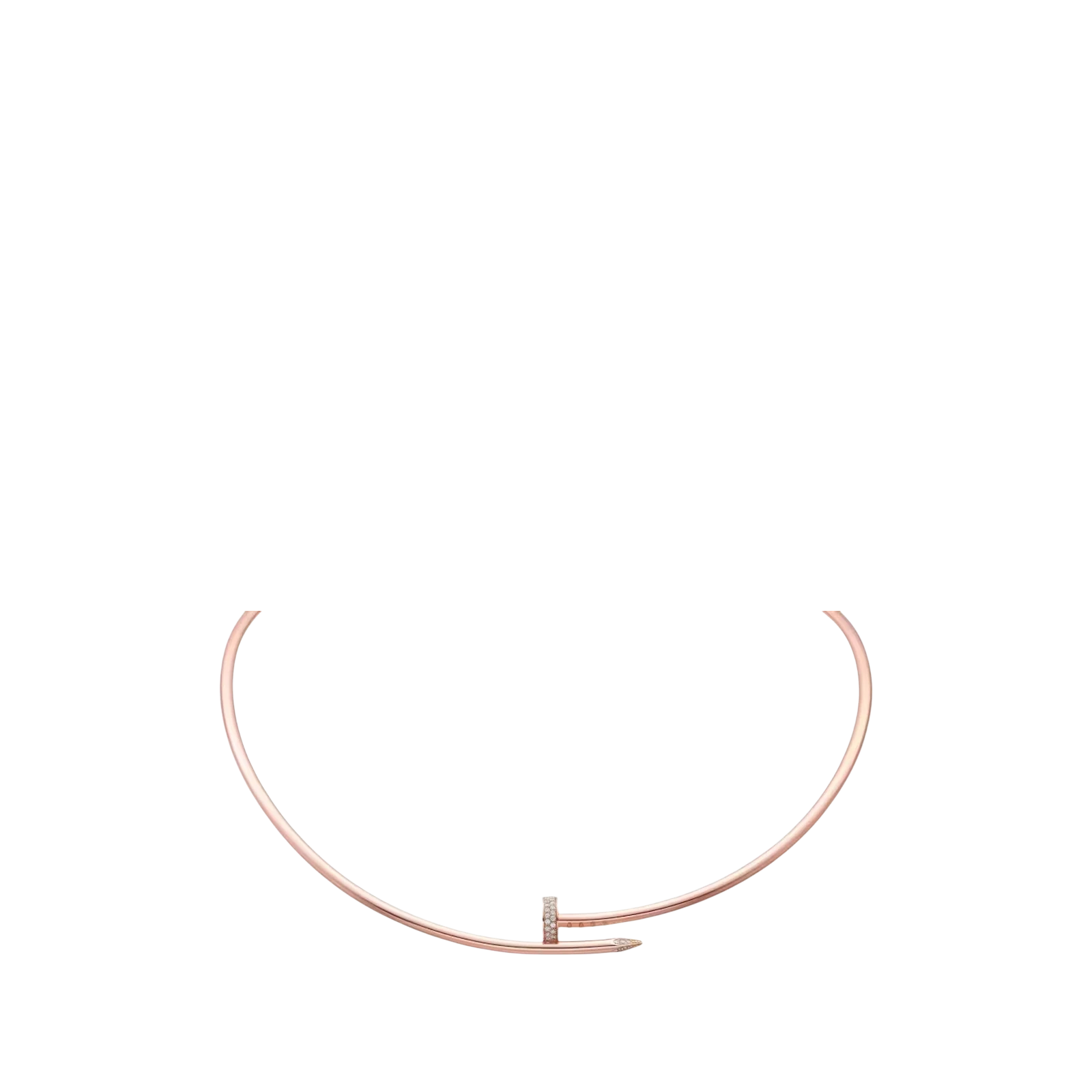 COLLIER TORQUE JUSTE UN CLOU PETIT DIAMANTS
