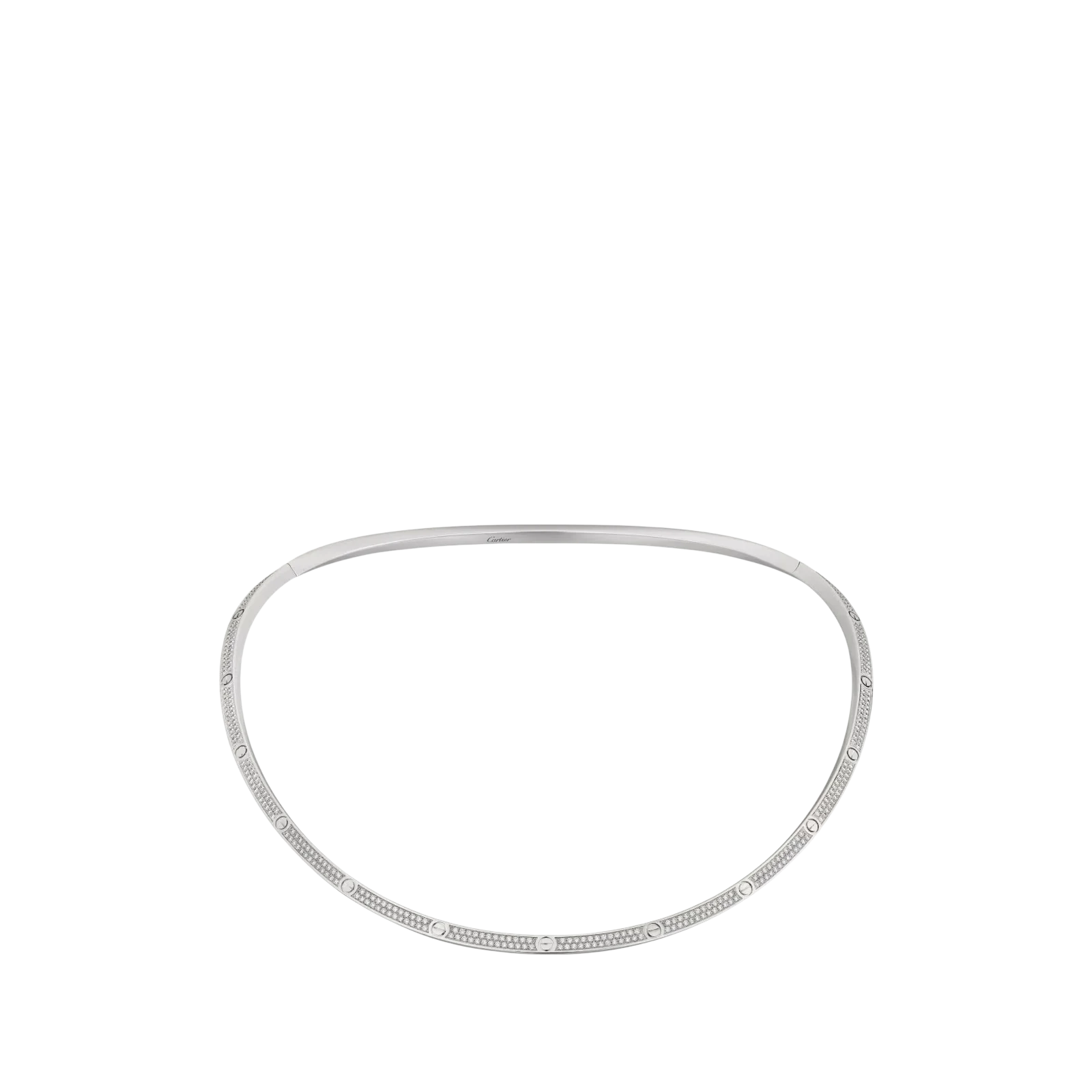 COLLIER TORQUE LOVE PAVÉ