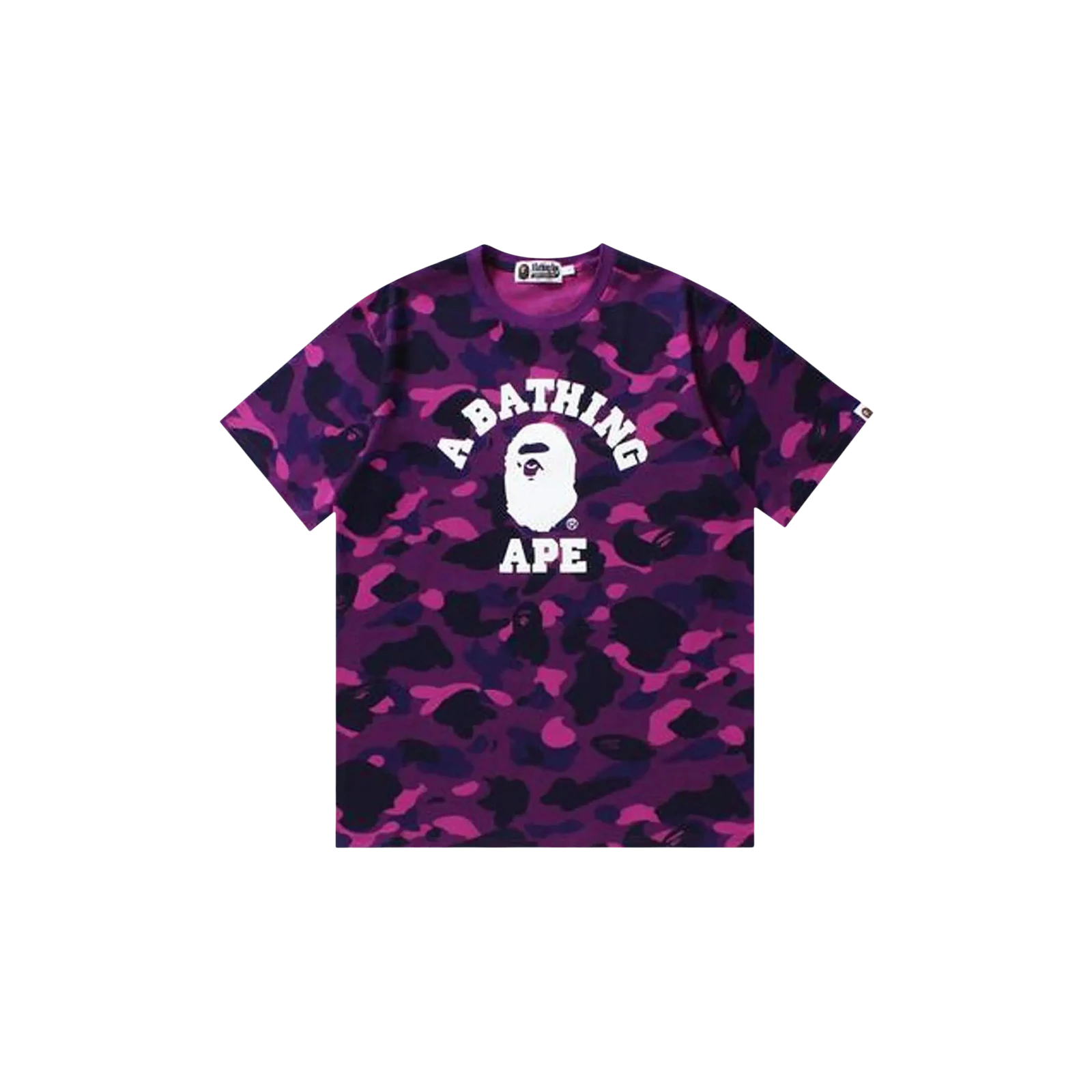 COLOR CAMO COLLEGE T-SHIRT « PURPLE »