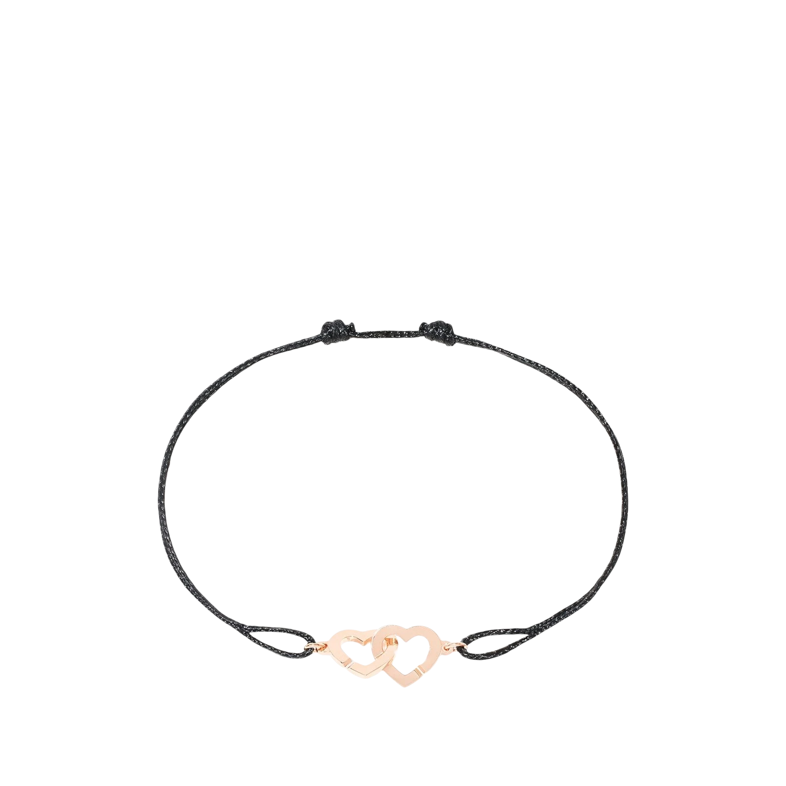 CORDON DOUBLE CŒUR « BLACK »
