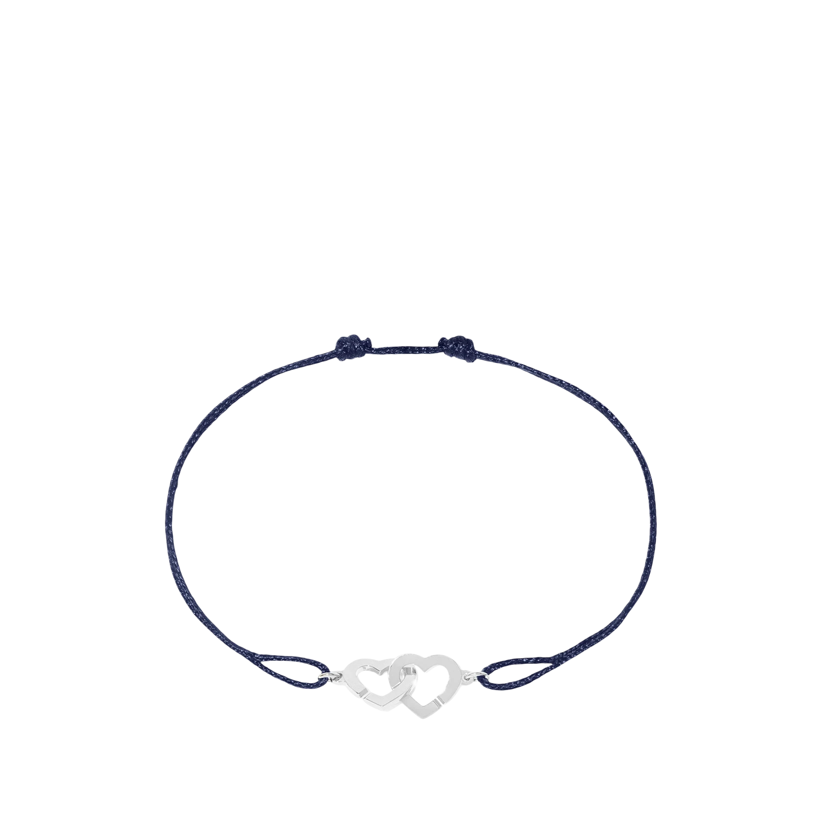 CORDON DOUBLE CŒUR « BLUE »