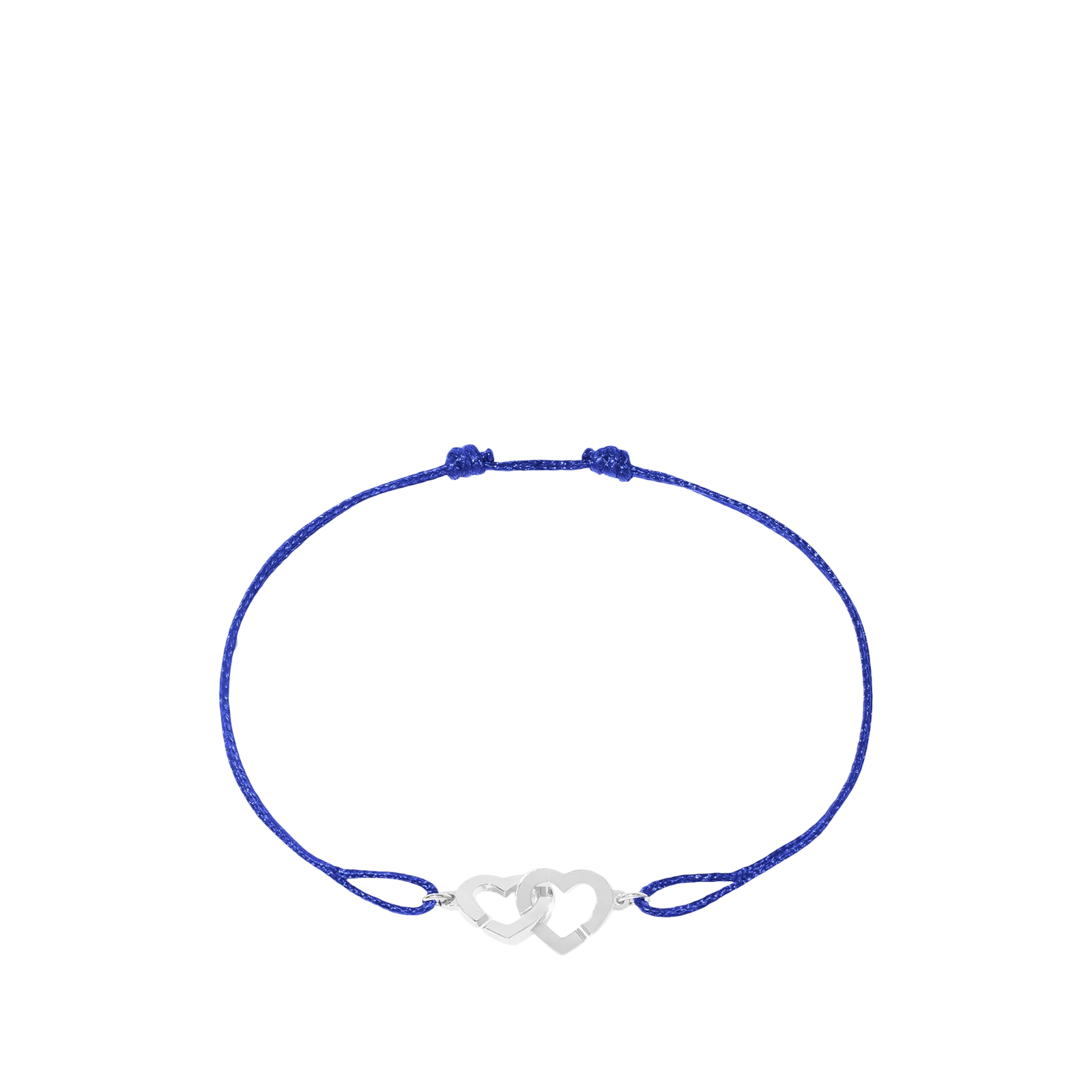 CORDON DOUBLE CŒUR « BLUE »