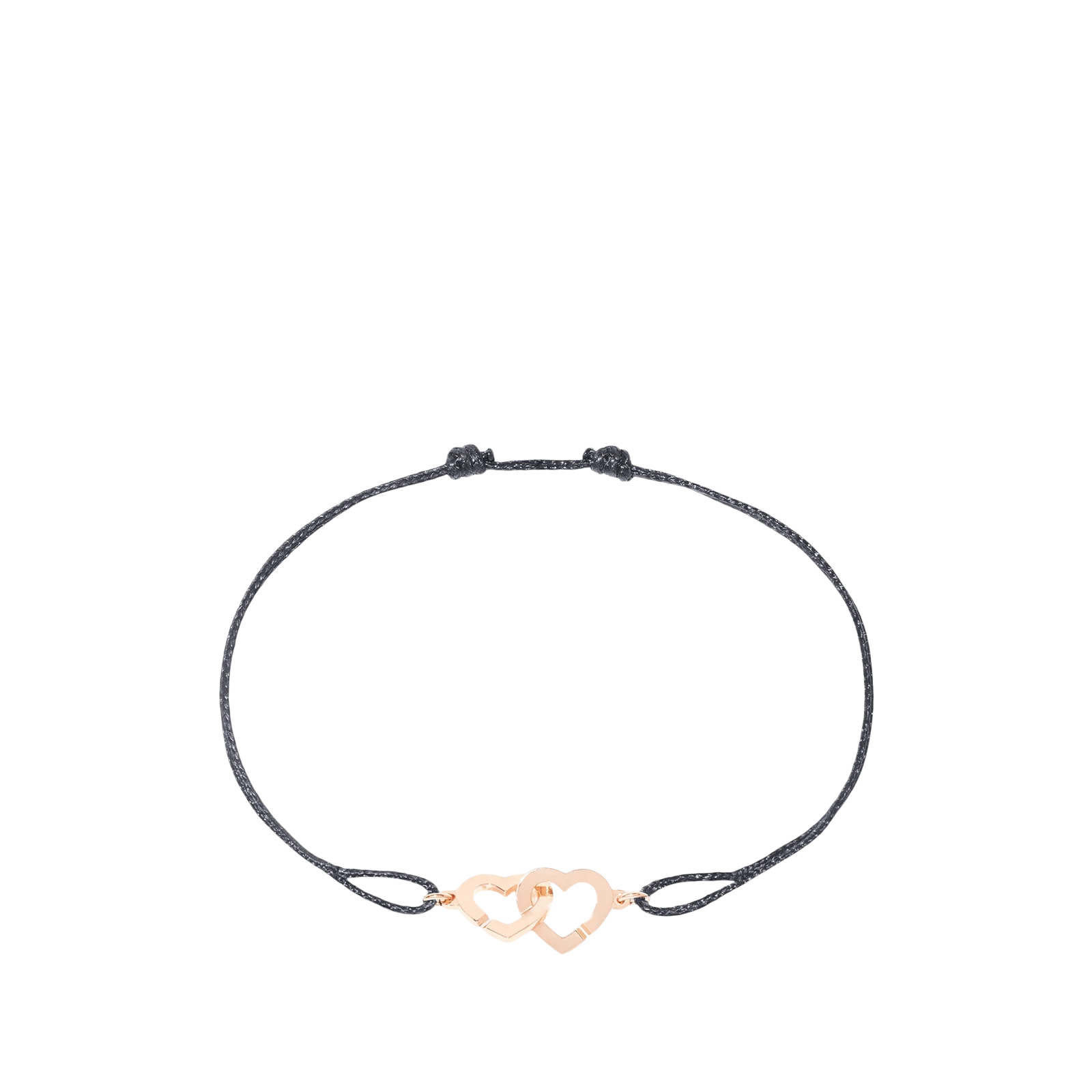CORDON DOUBLE CŒUR « GREY »