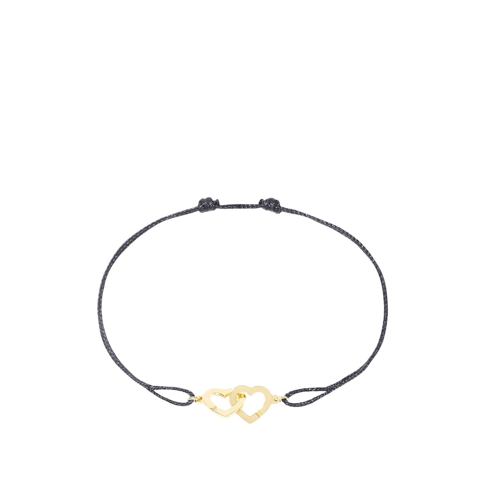 CORDON DOUBLE CŒUR « GREY »