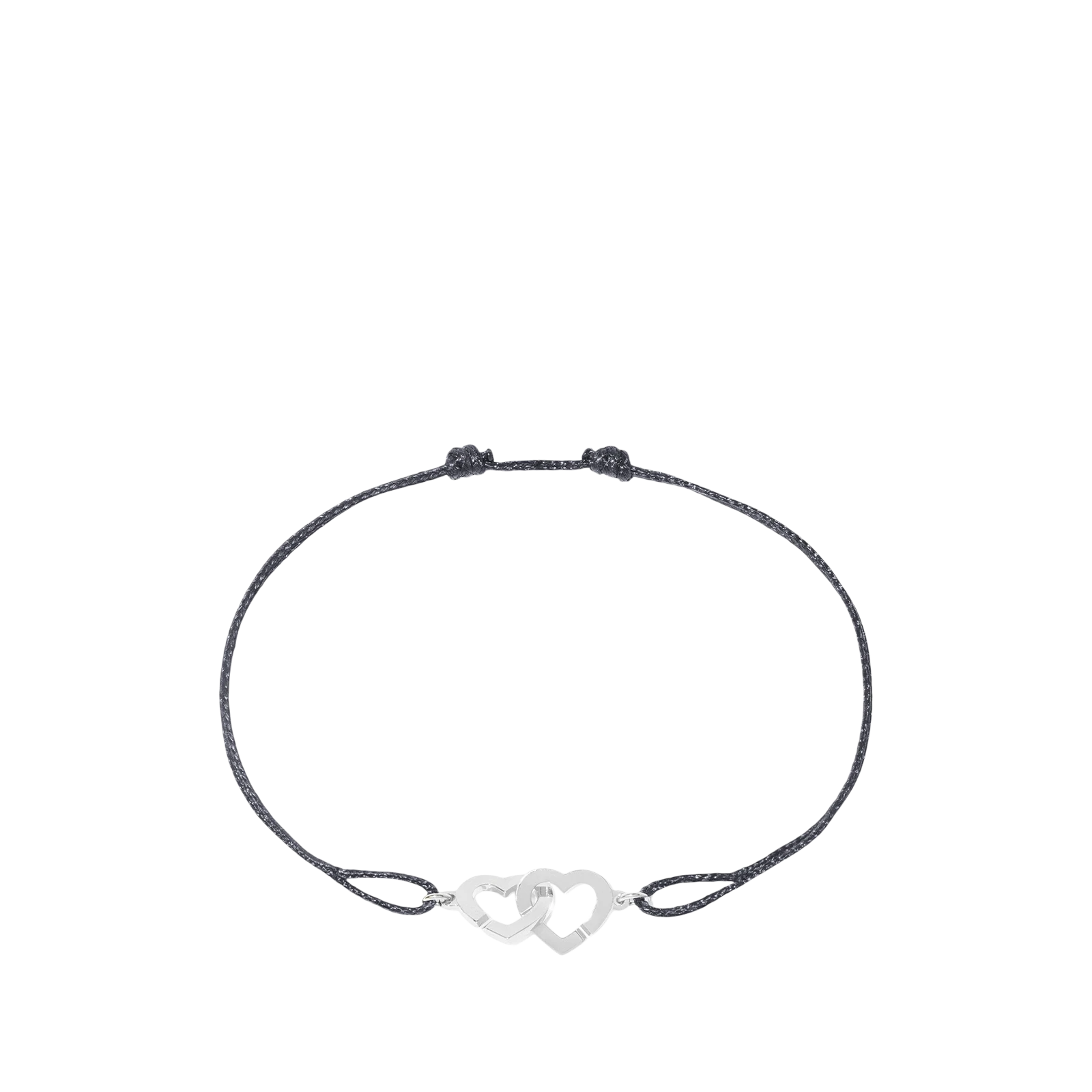CORDON DOUBLE CŒUR « GREY »