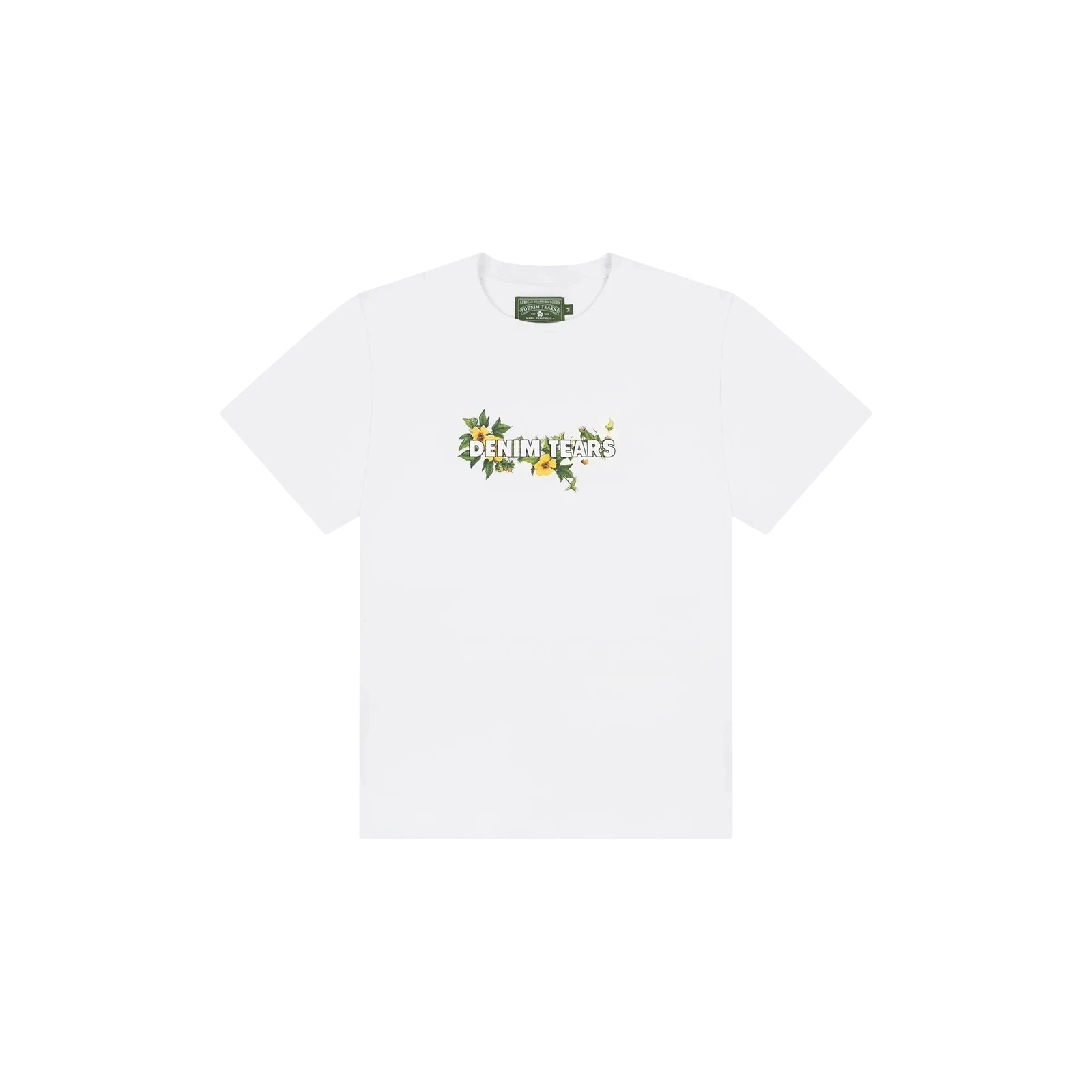 COTTON FLORAL LOGO TEE « WHITE »