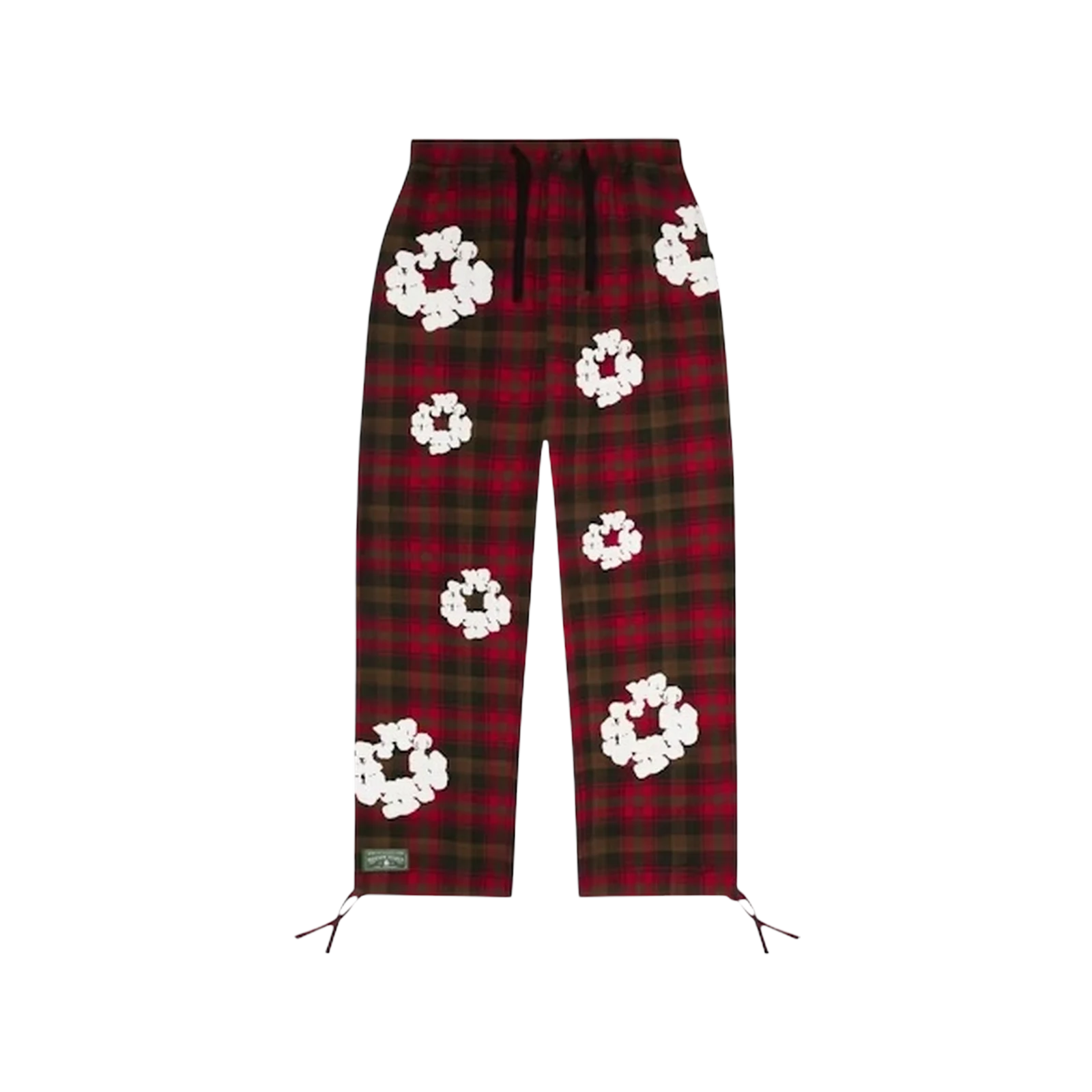 COTTON WREATH PAJAMA PANTS « RED »