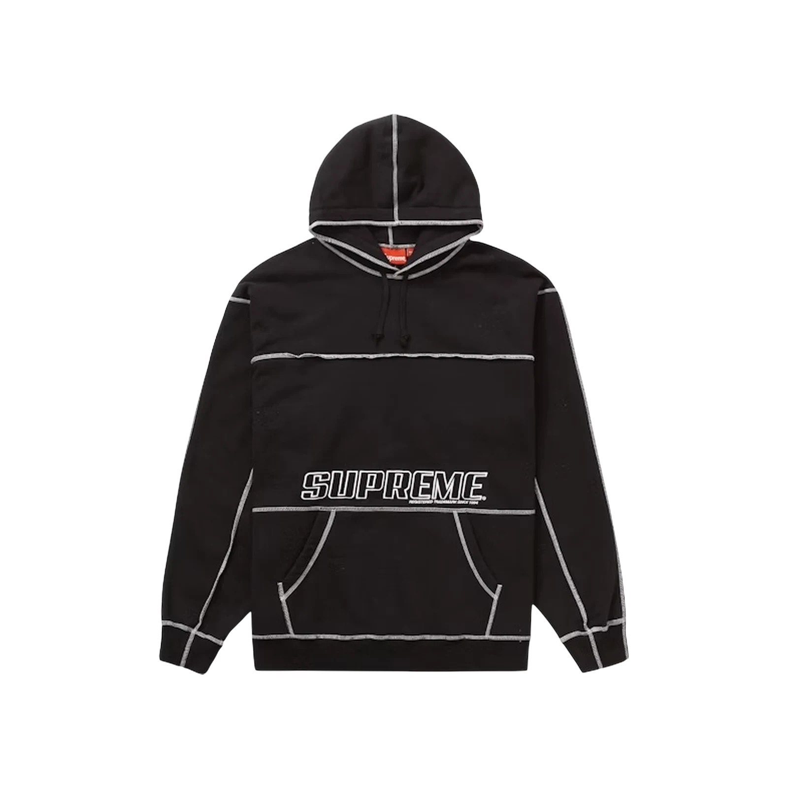 COVERSTITCH HOODED « BLACK »