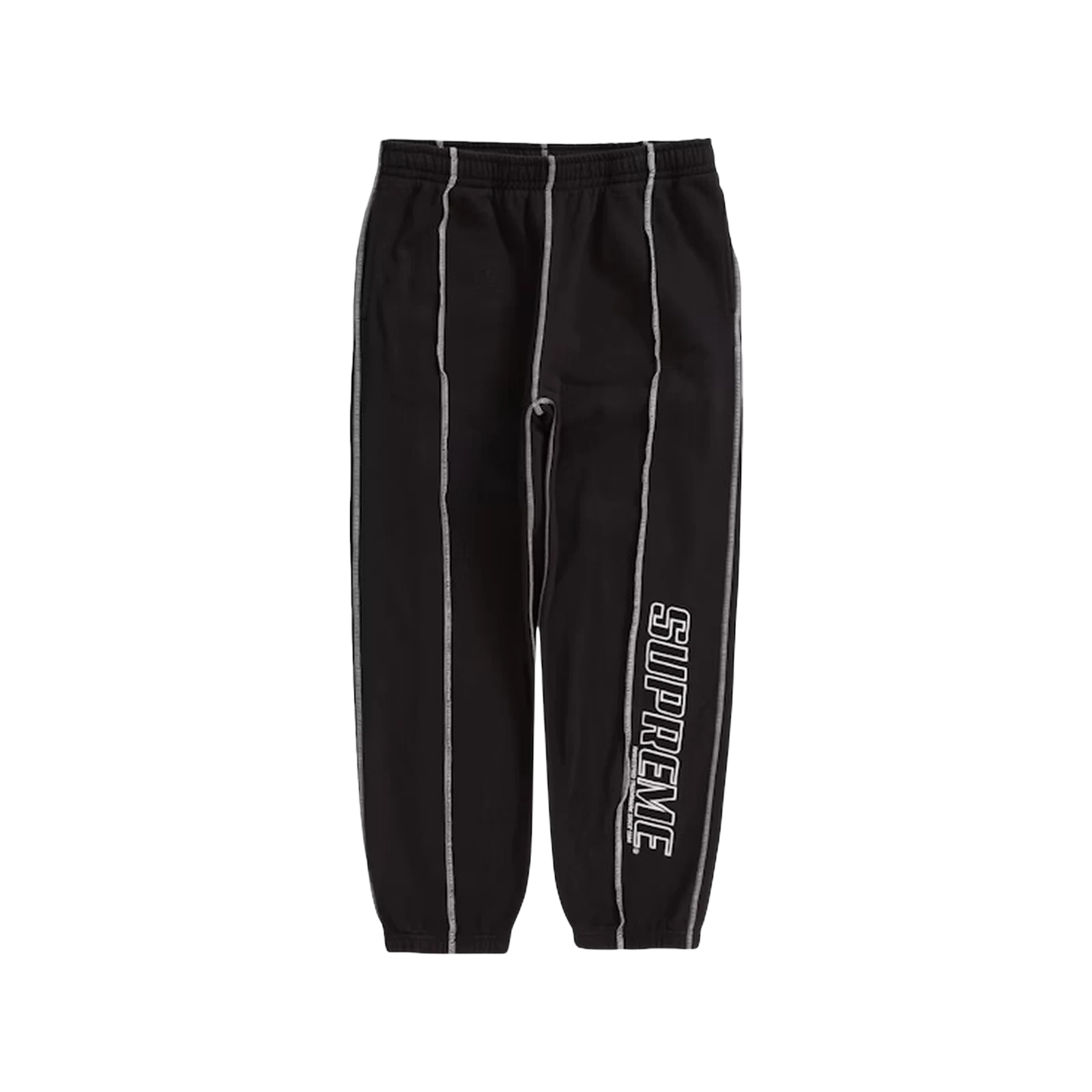 COVERSTITCH SWEATPANT « BLACK »