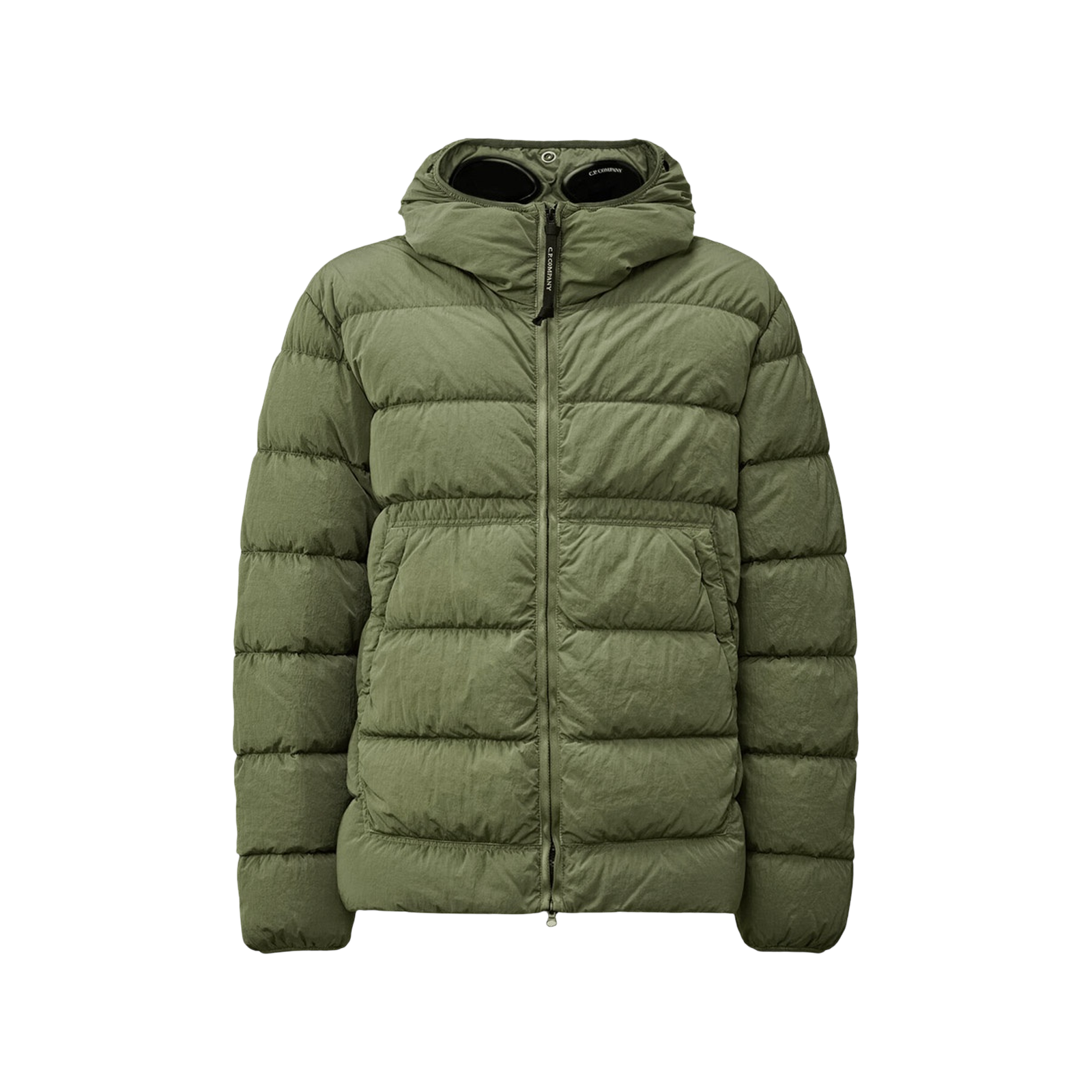 CHROME-R GOGGLE DOWN JACKET « OLIVE »