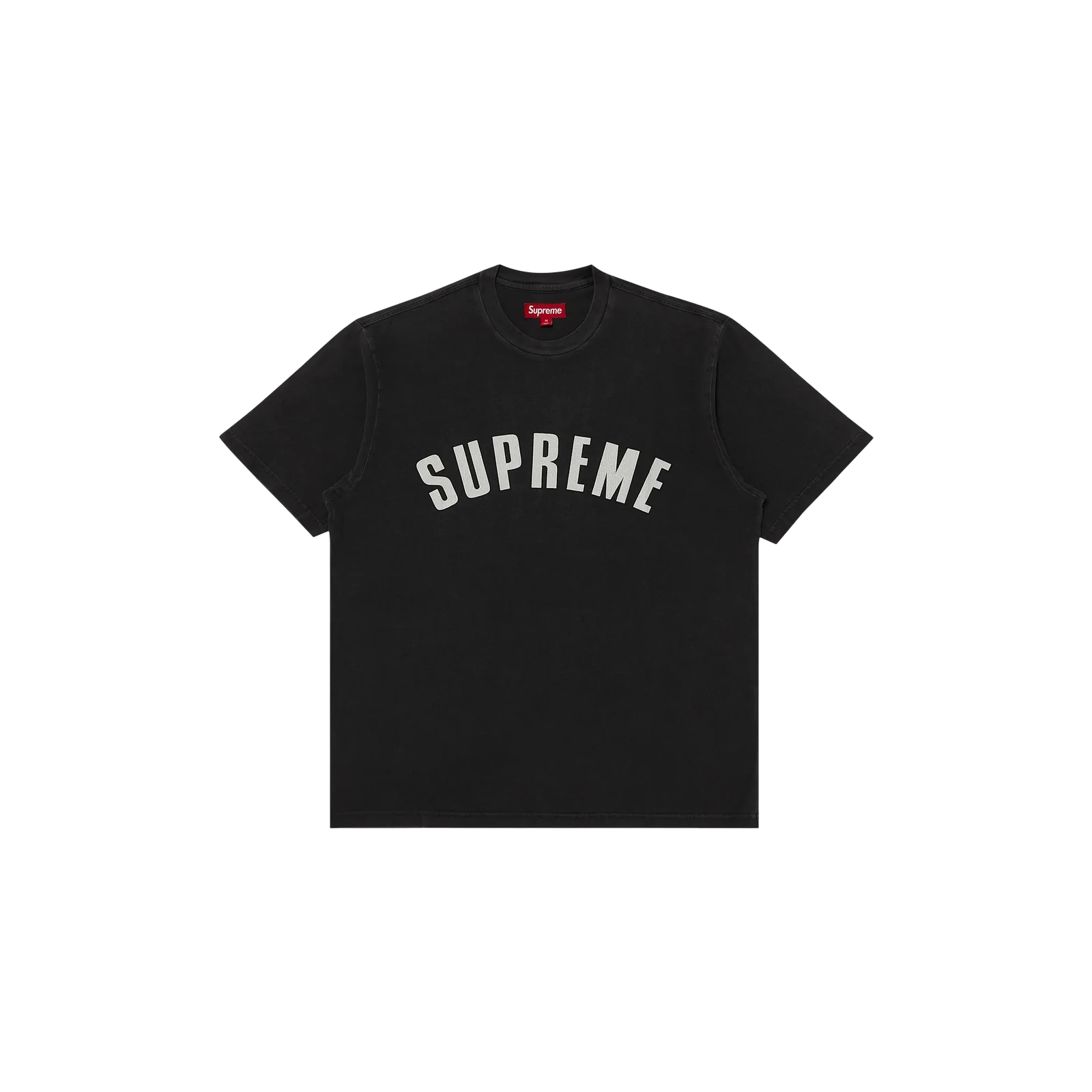 CRACKED ARC SHORT-SLEEVE TOP « BLACK »