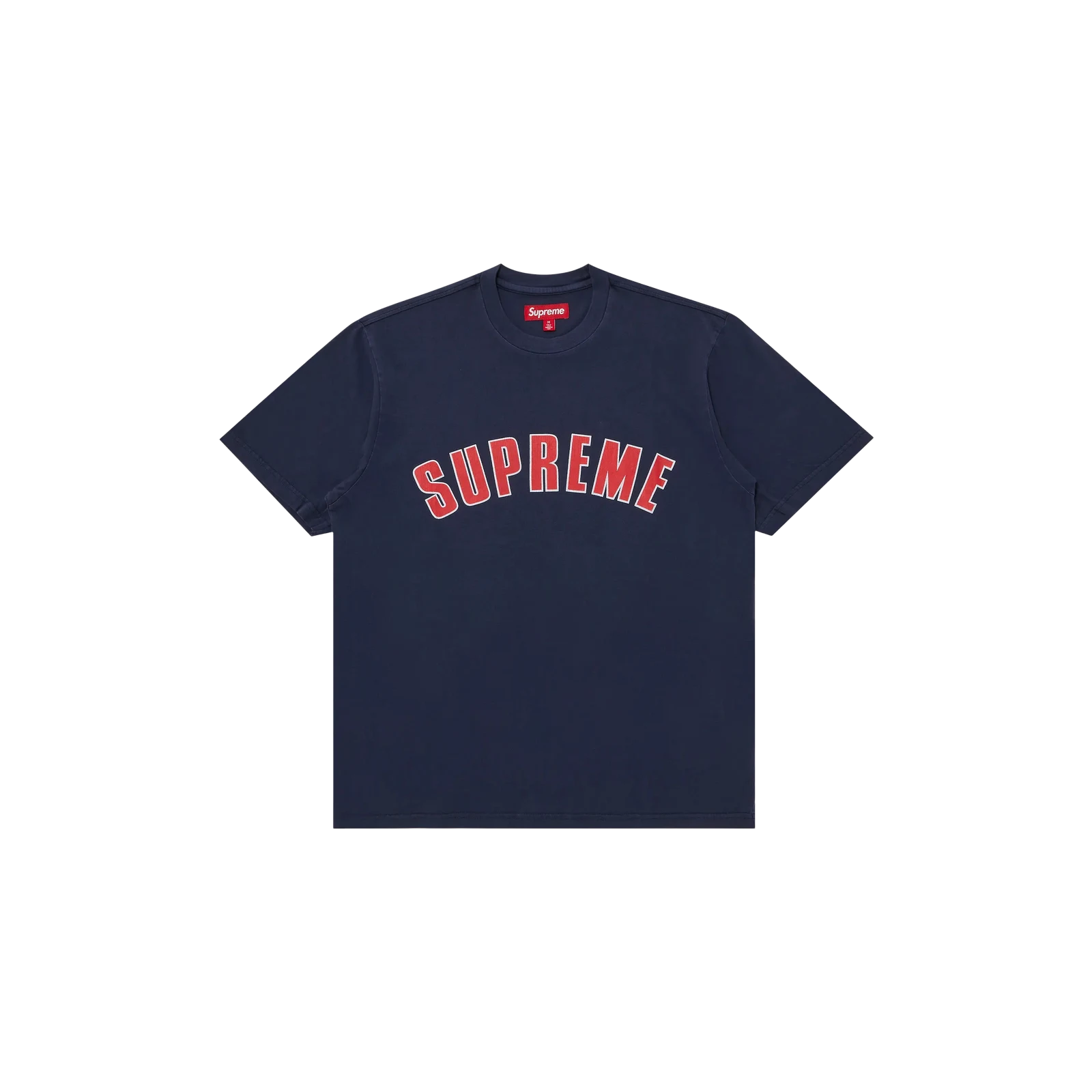CRACKED ARC SHORT-SLEEVE TOP « NAVY »