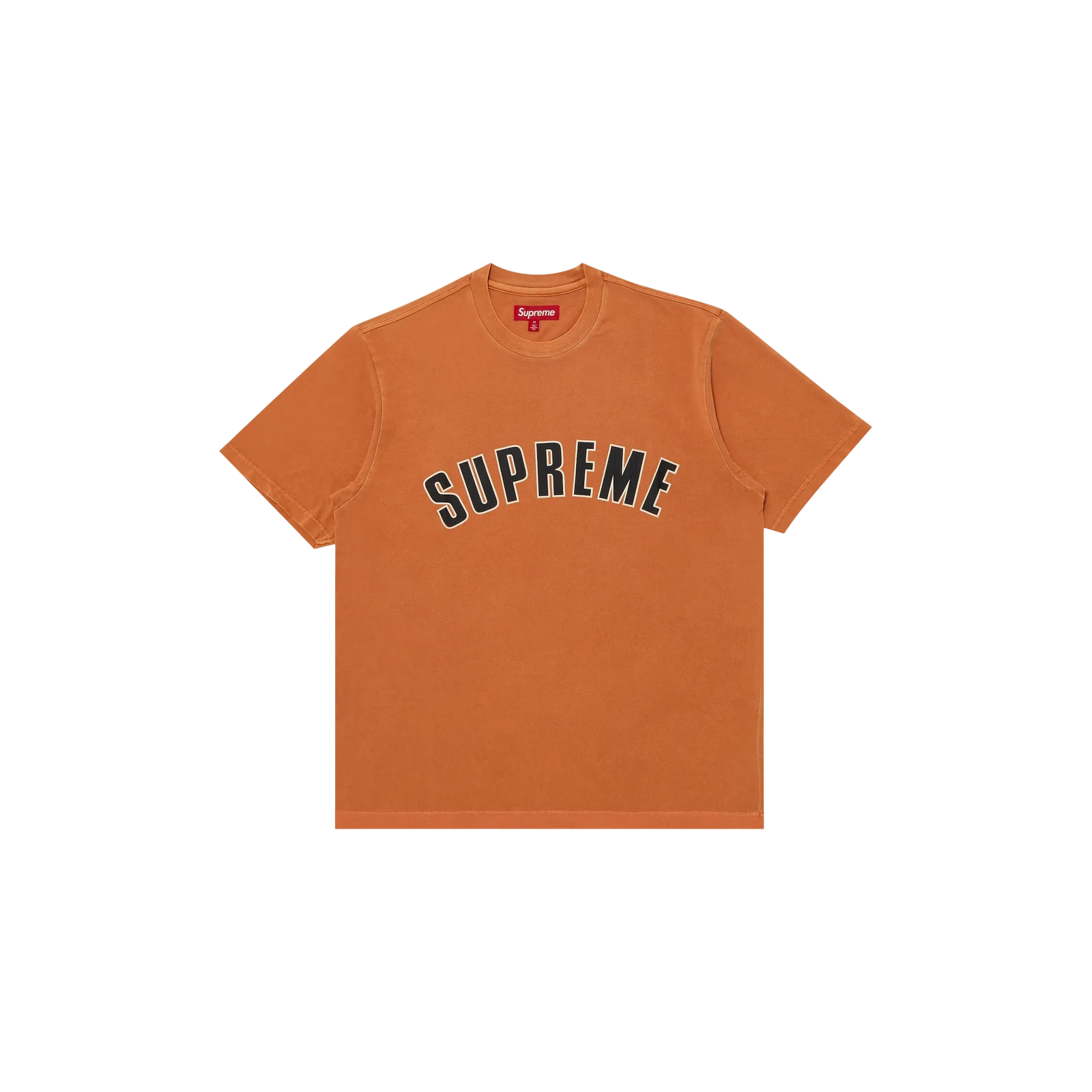 CRACKED ARC SHORT-SLEEVE TOP « ORANGE »
