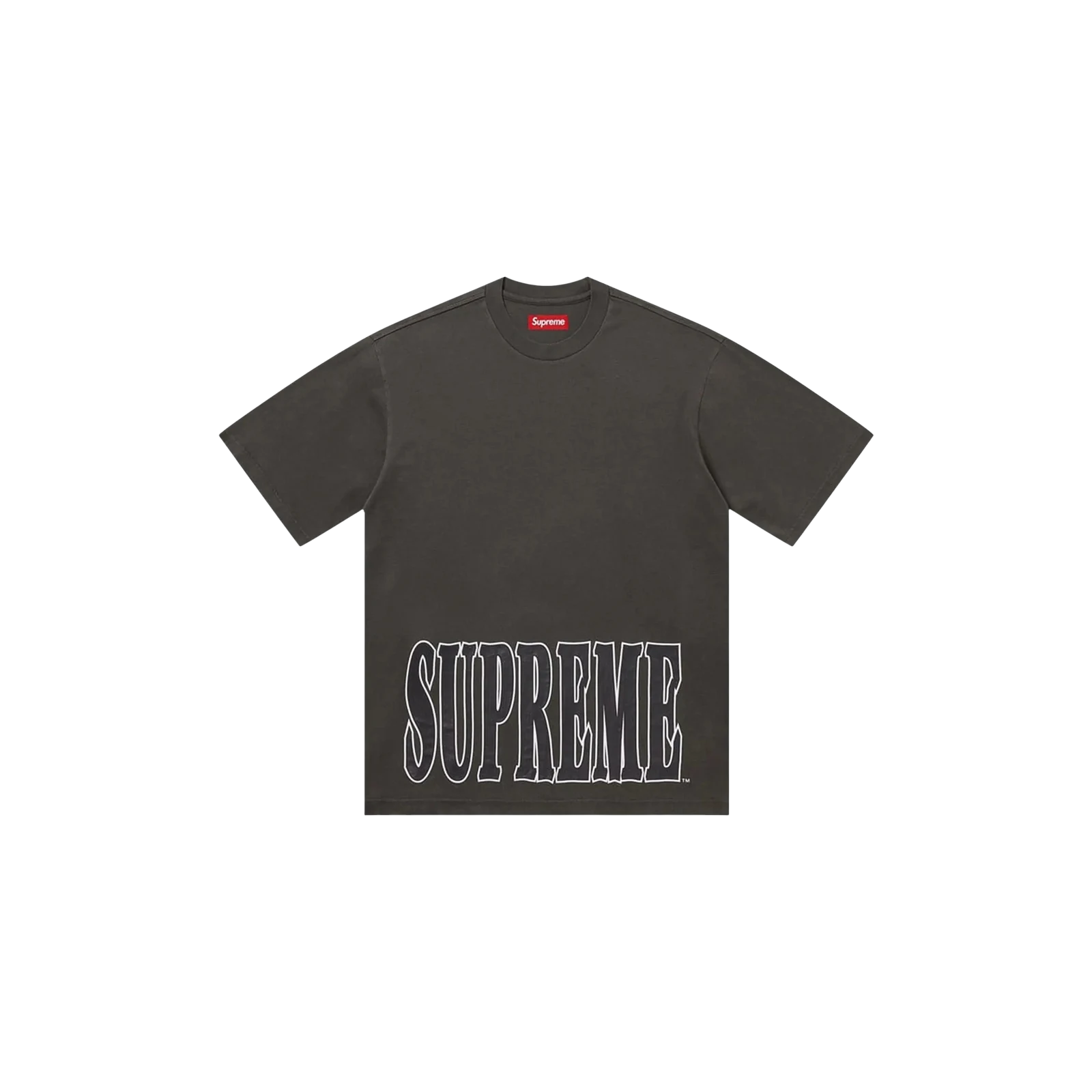 CRACKED STRETCH SHORT-SLEEVE TOP « BLACK »