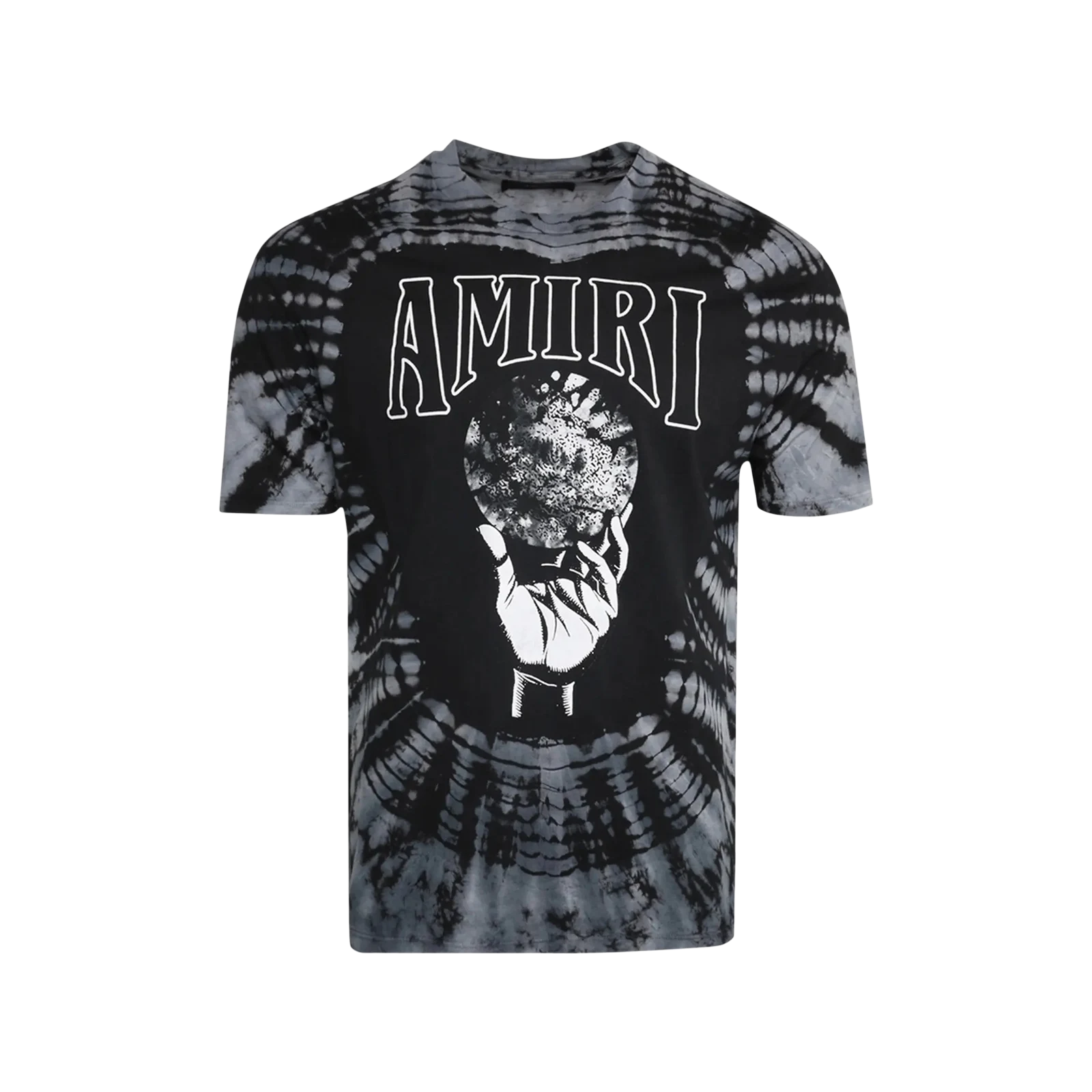 CRYSTAL BALL TIE-DYE TEE « BLACK »