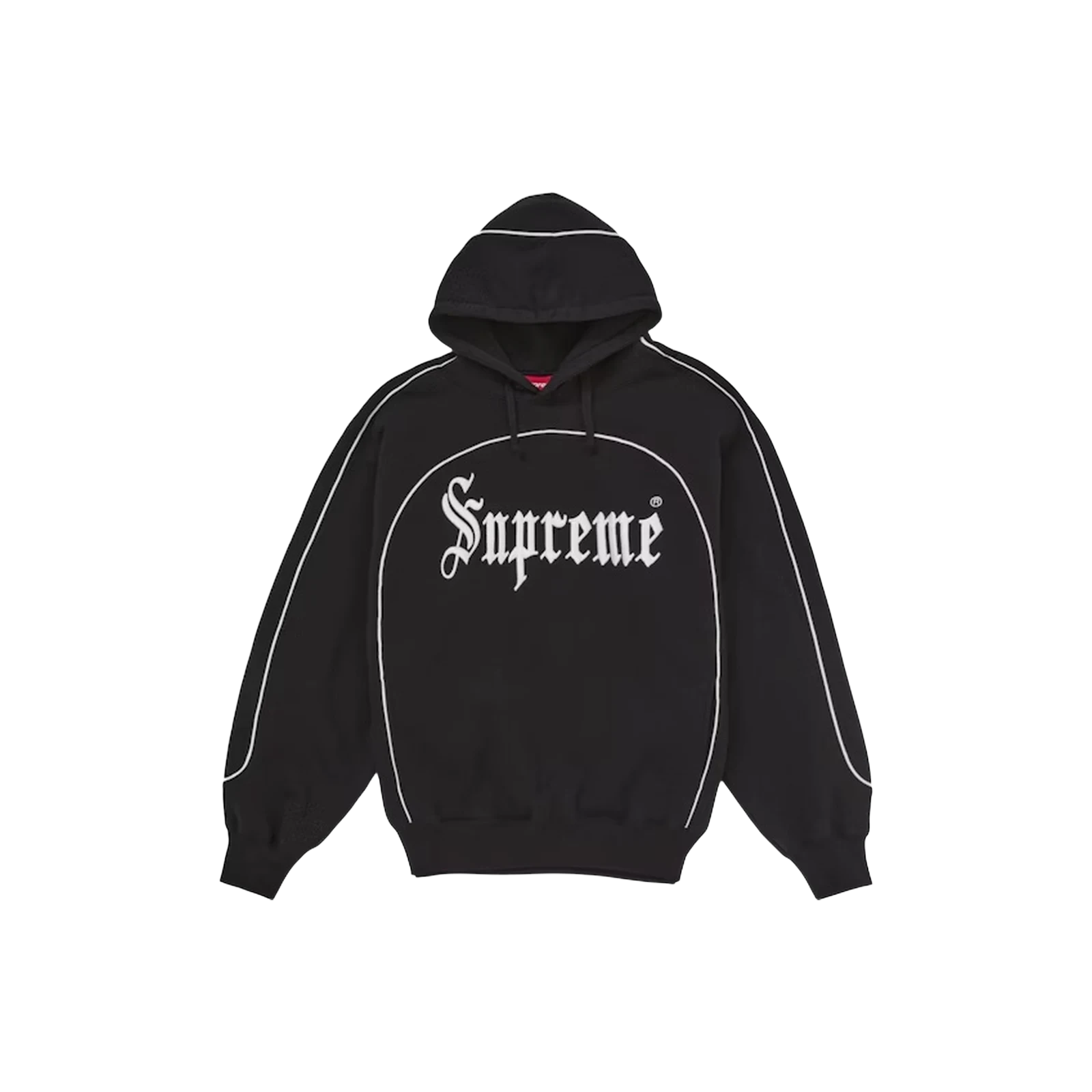 CURVE PIPING HOODED « BLACK »