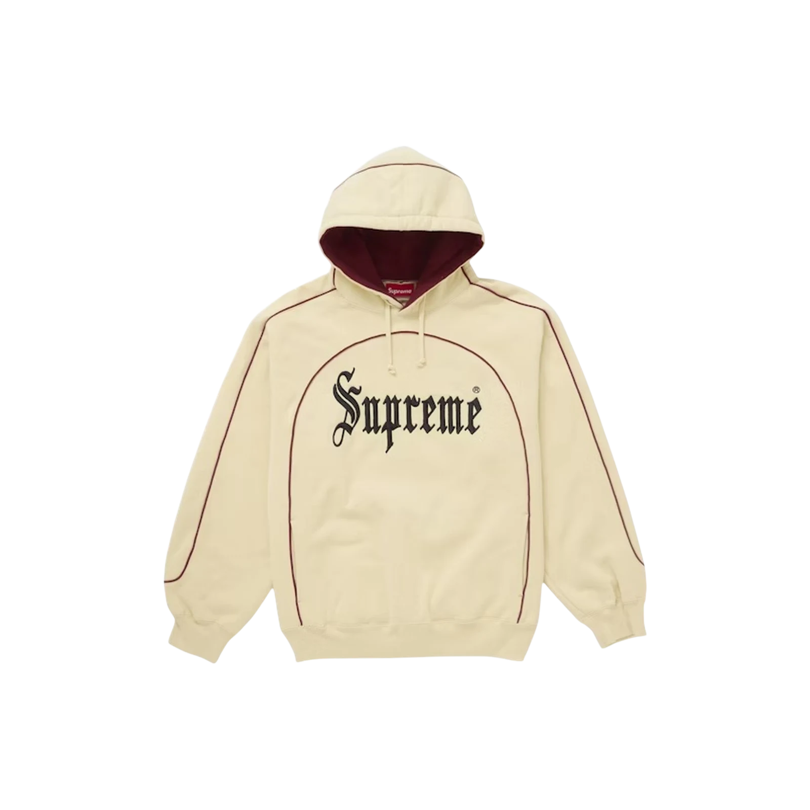 CURVE PIPING HOODED « NATURAL »