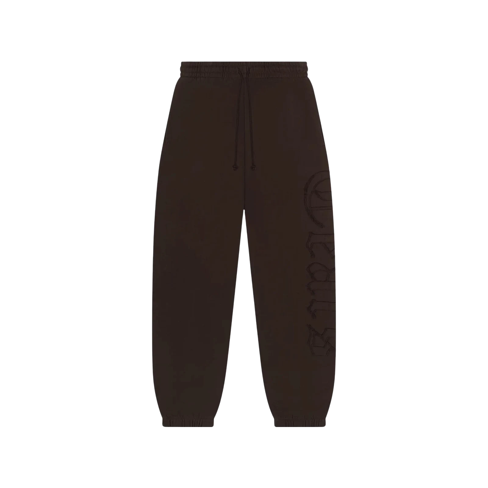 CUT OUT SWEATPANTS « BROWN »