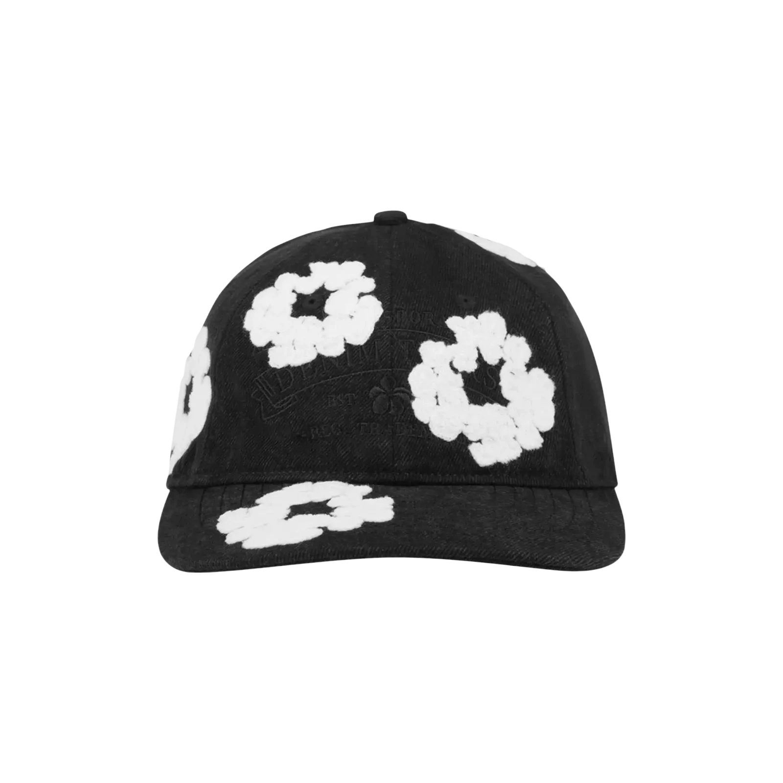 DENIM COTTON WREATH CAP « BLACK »